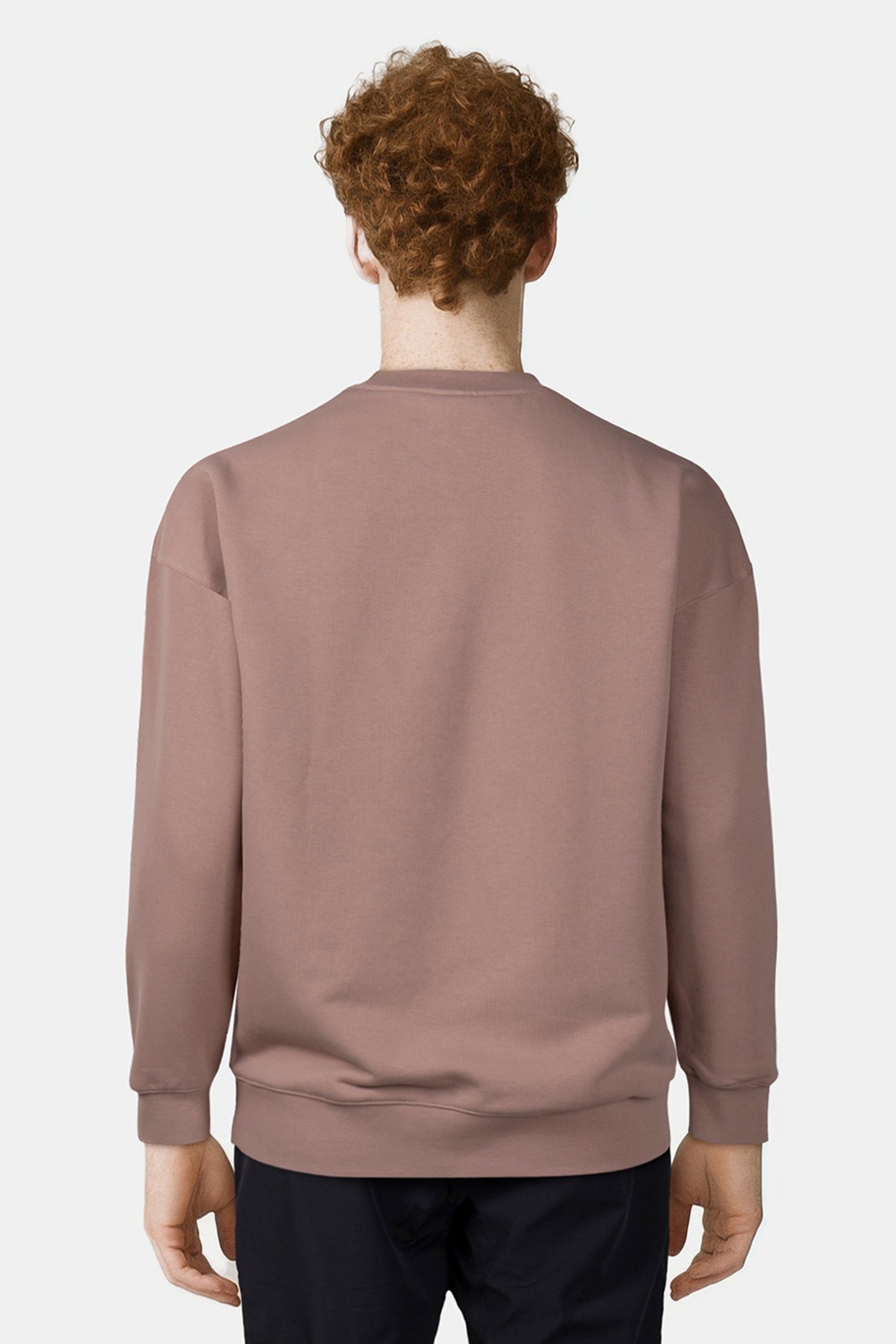 HEX LOGO BOX CREWNECK WARM TAUPE 2