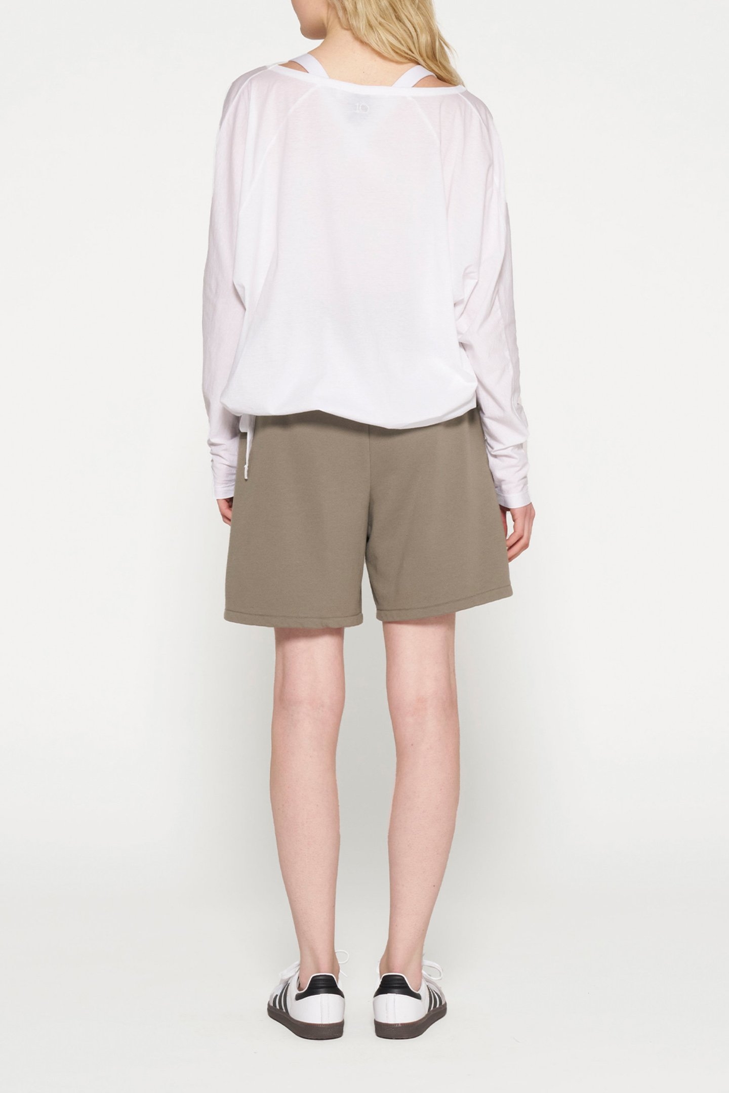 TIE LONG SLEEVE TEE WHITE 3