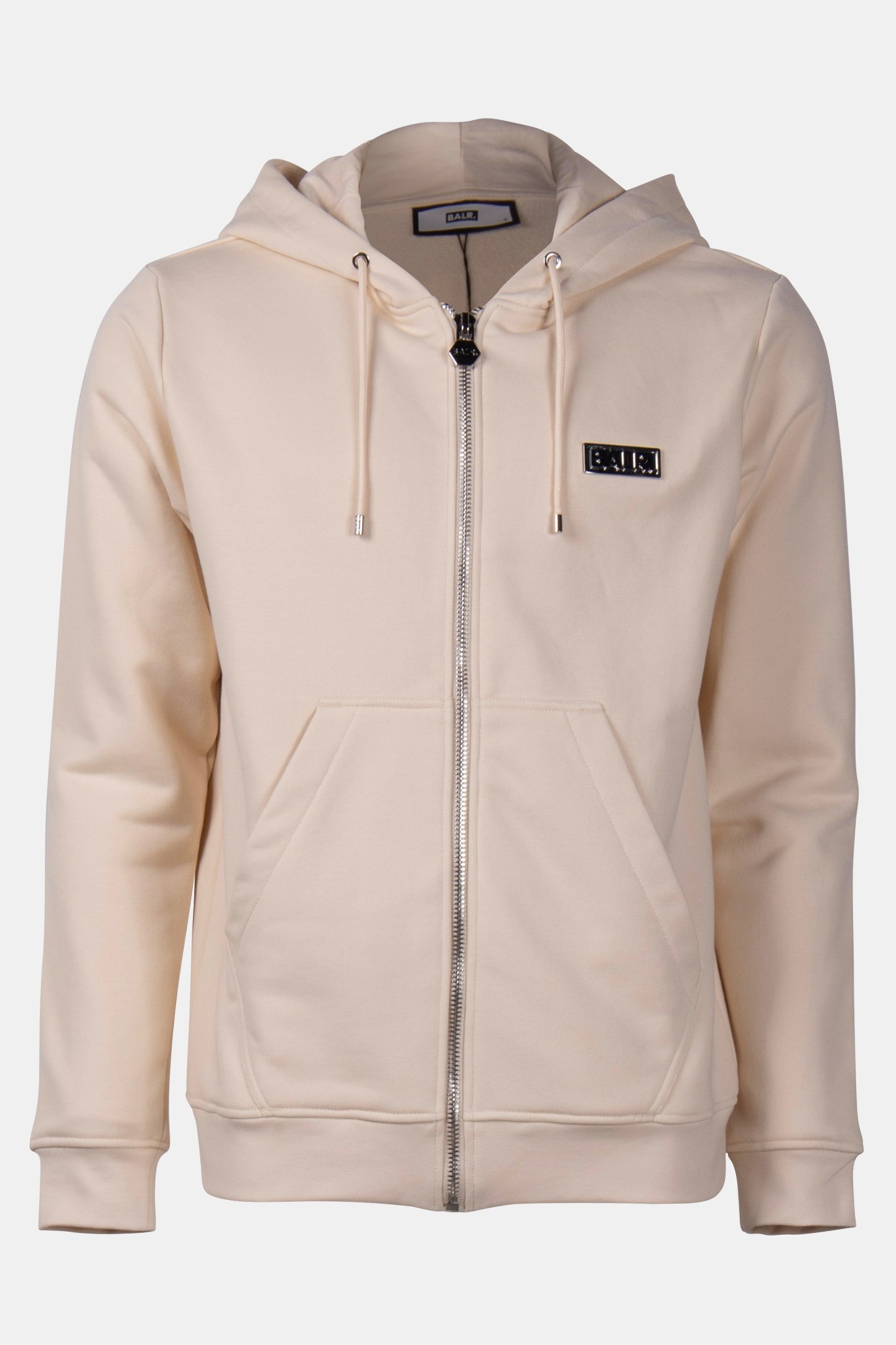 B-SERIES ZIP-THROUGH HOODIE WHITE SWAN 3