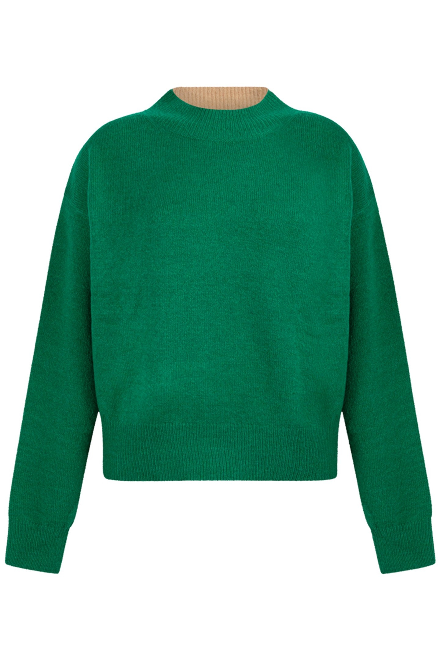 EMILY KNITTED PULL LONG SLEEVE LUSH MEADOW SANDALWOOD 1