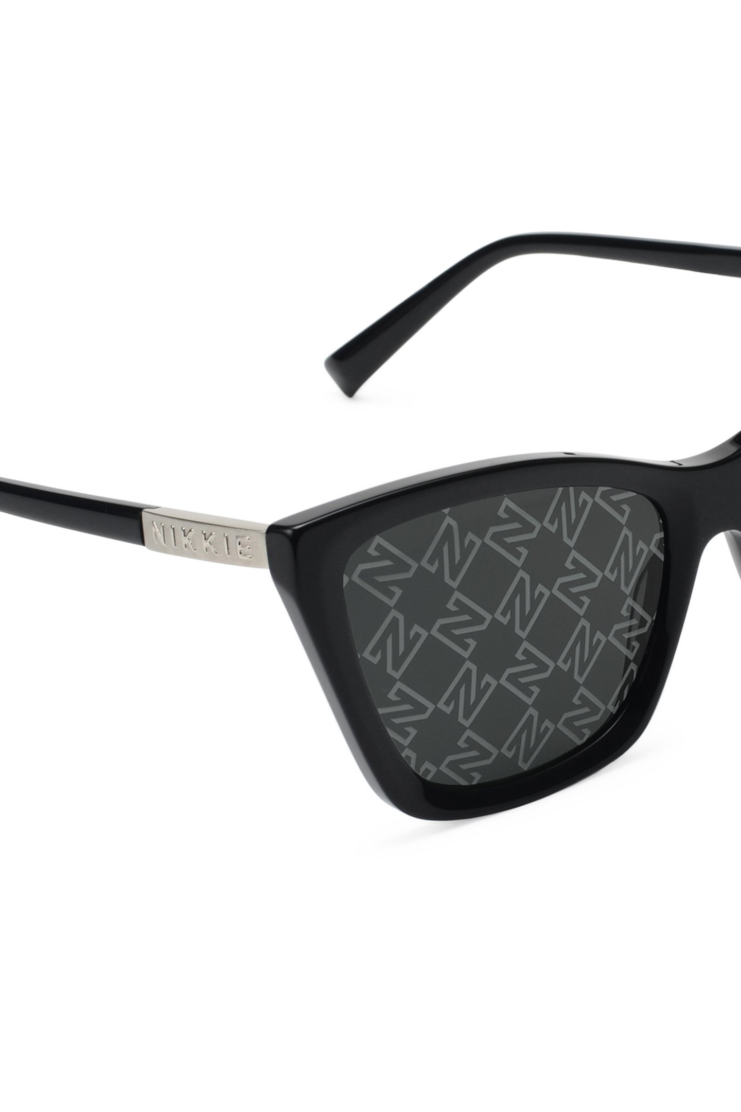 DAISY LOGO SUNGLASSES BLACK/SILVER 4