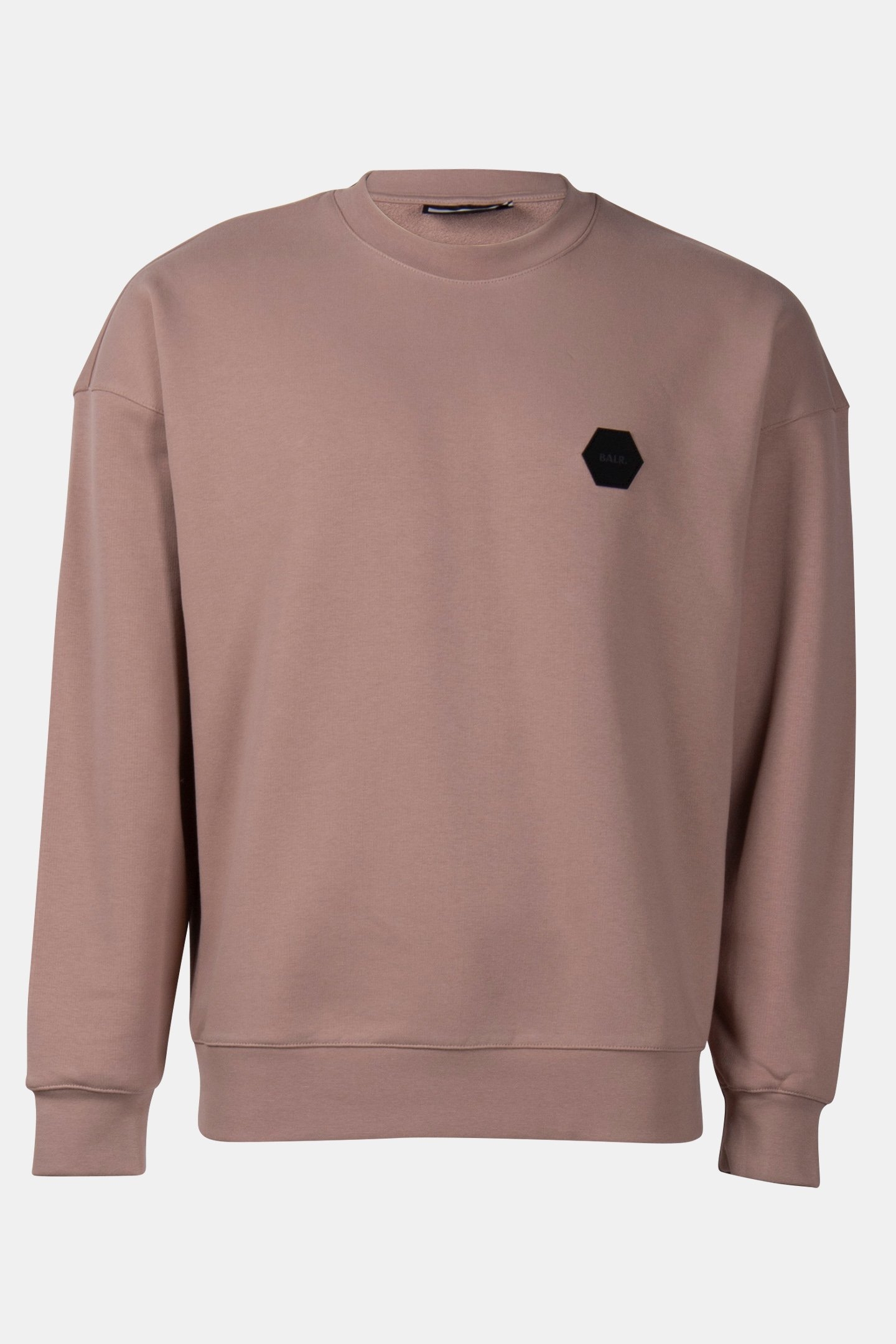HEX LOGO BOX CREWNECK WARM TAUPE 3