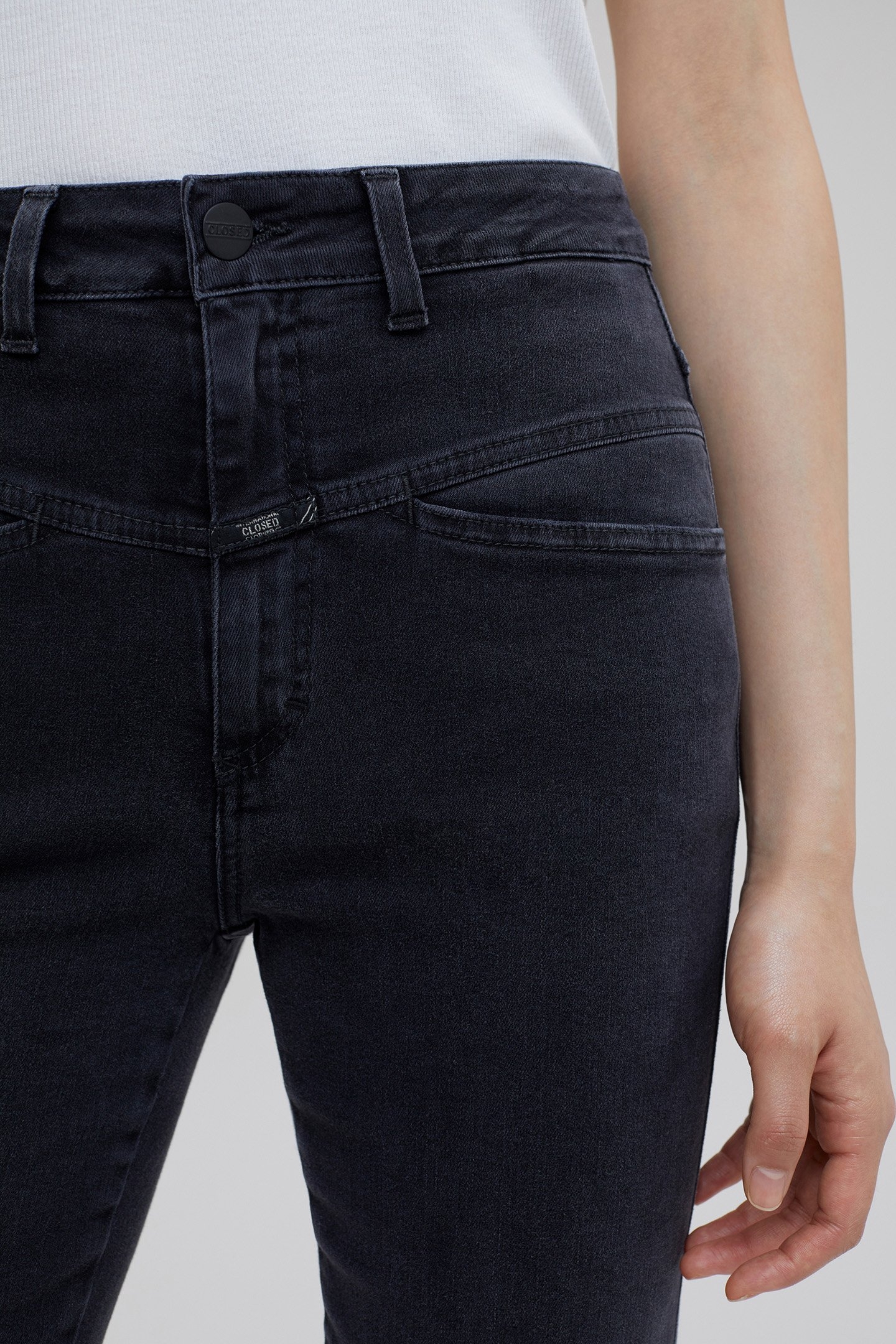 PEDAL PUSHER JEANS BLACK/BLACK 5