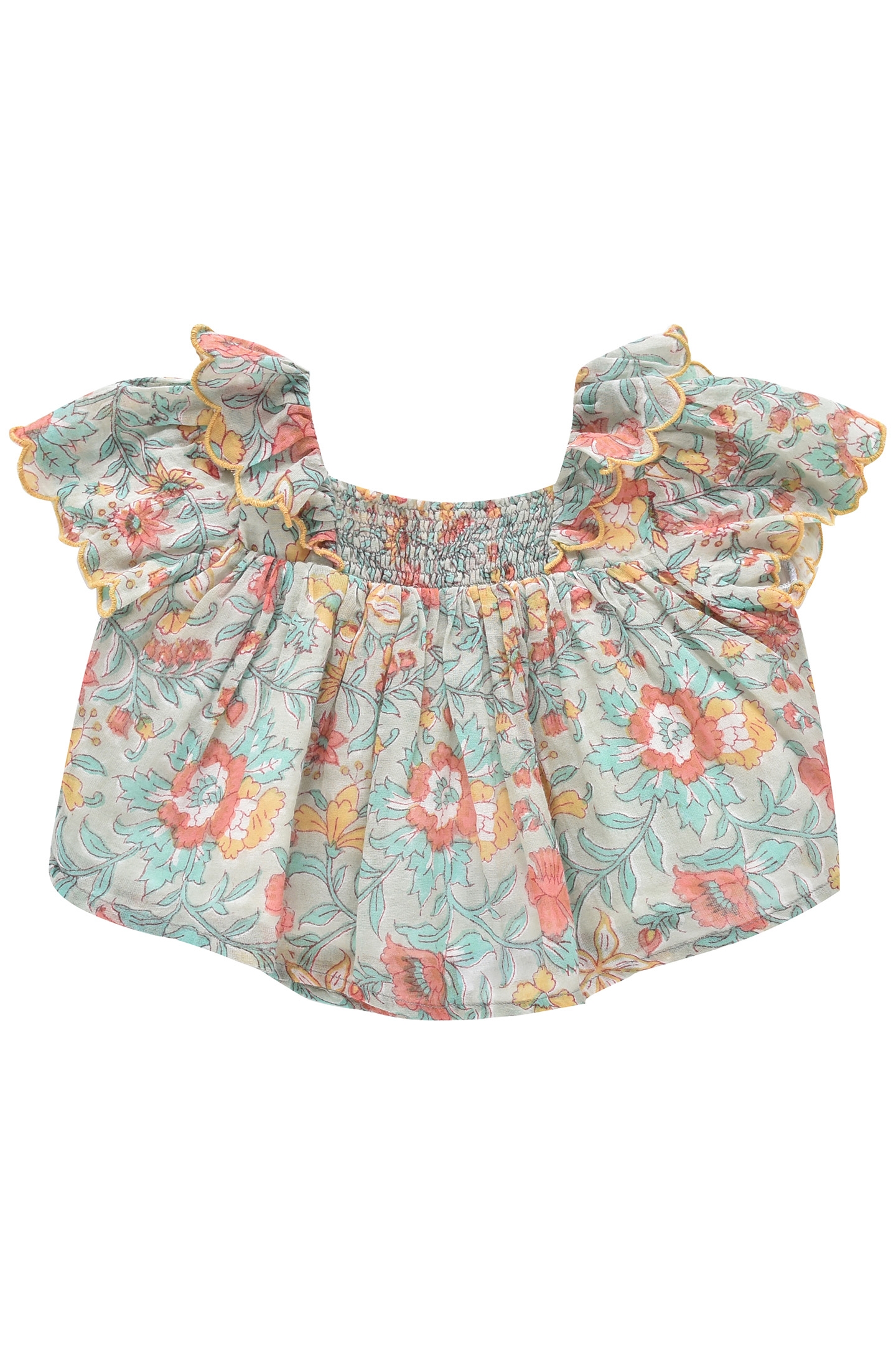 BLOUSE LILOU WATER FLOWERS 2
