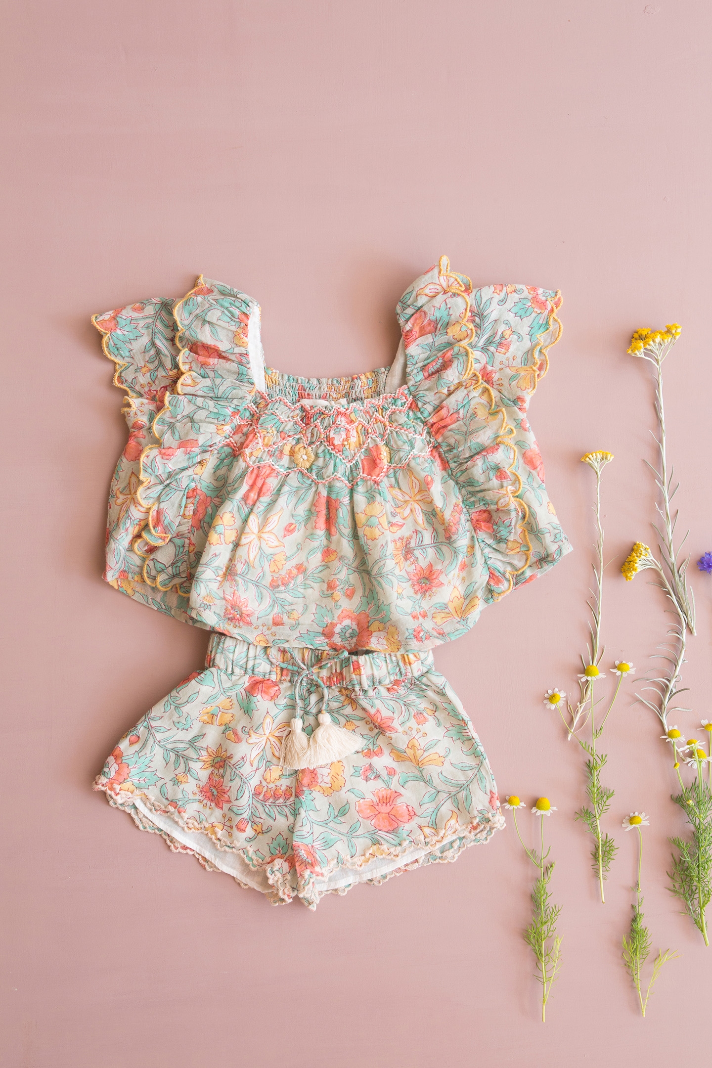 BLOUSE LILOU WATER FLOWERS 5