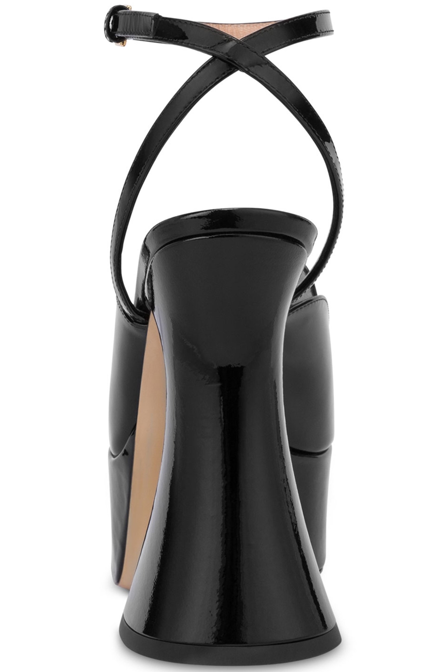 PUFFY BOW PATENT LEATHER SLINGBACK VENICE NERO 3