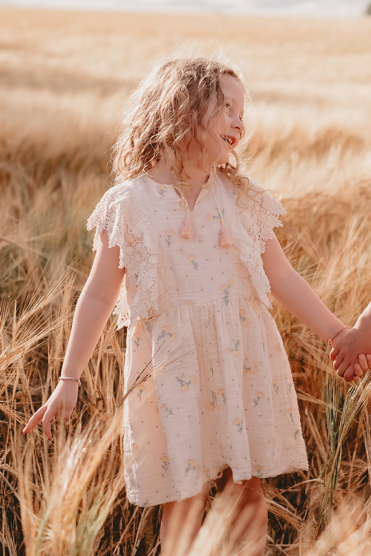 JUMPSUIT AGARO BLUSH DANDELION FLOWERS 1