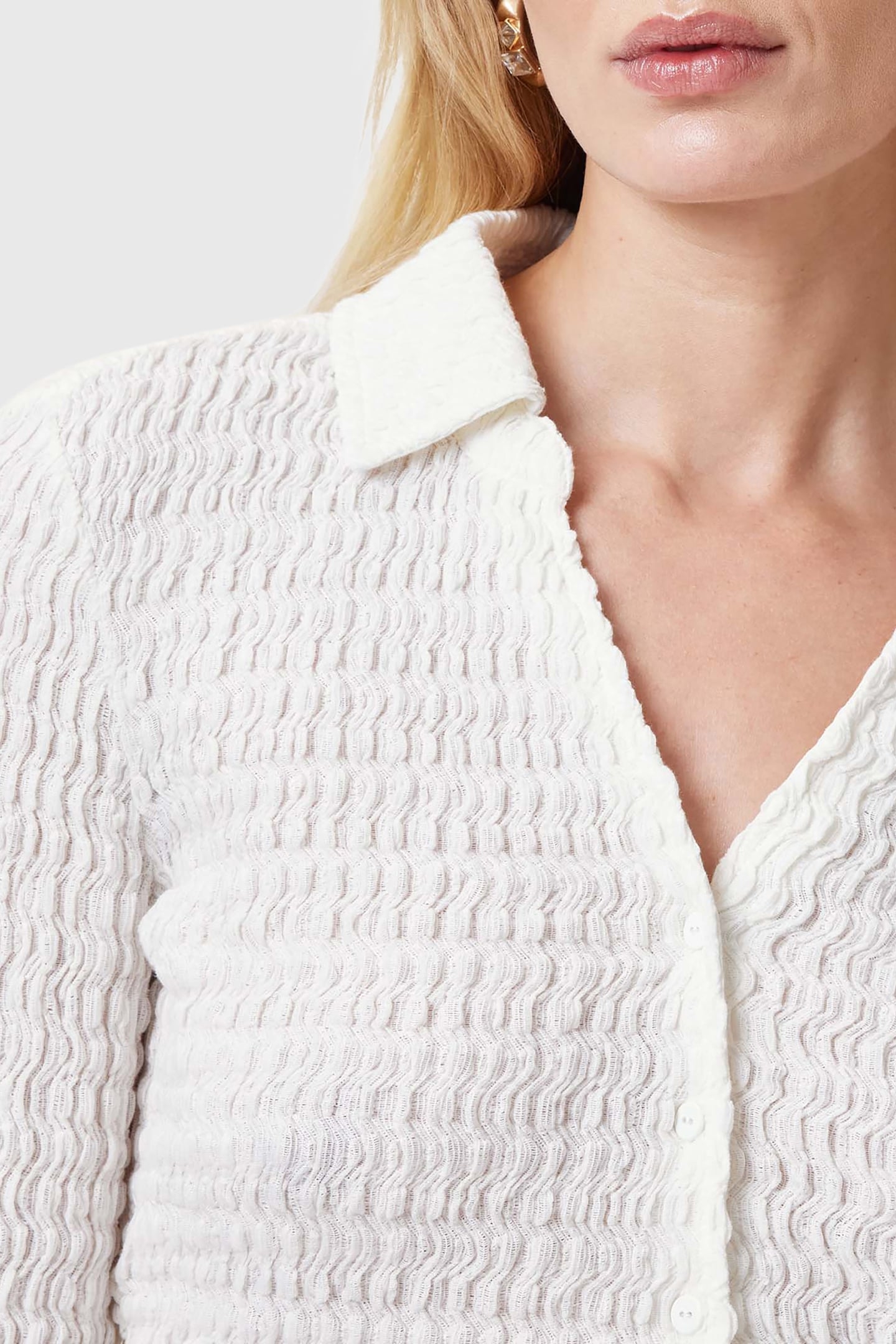 CONNIE SHIRT CHALK WHITE 7