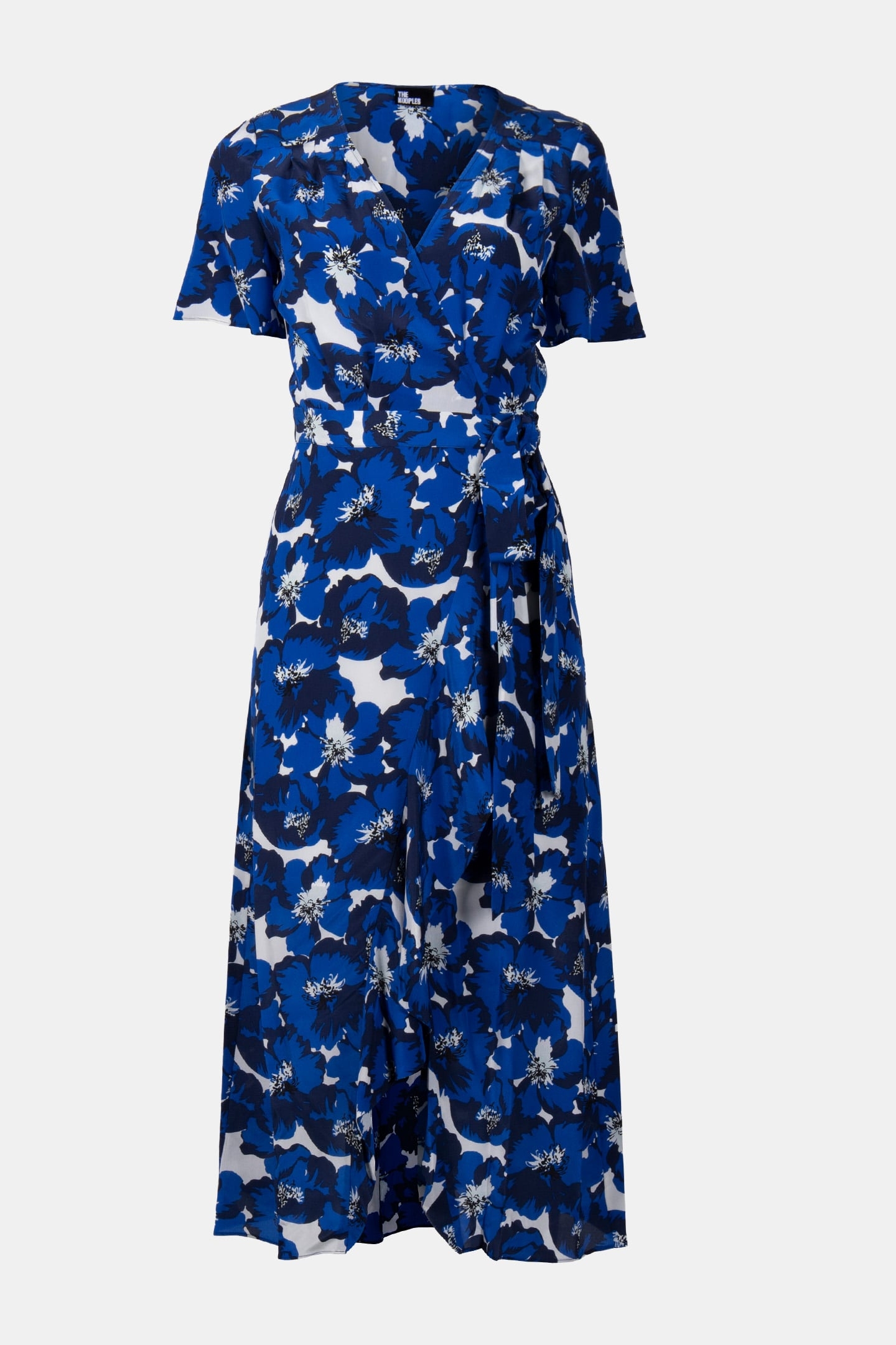 SLEEVELESS DRESS TIED AT THE CHEST BLUE 3