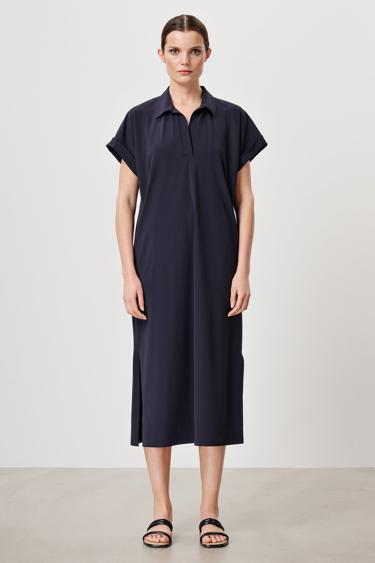 CHELSEA POLO DRESS INK BLUE 1