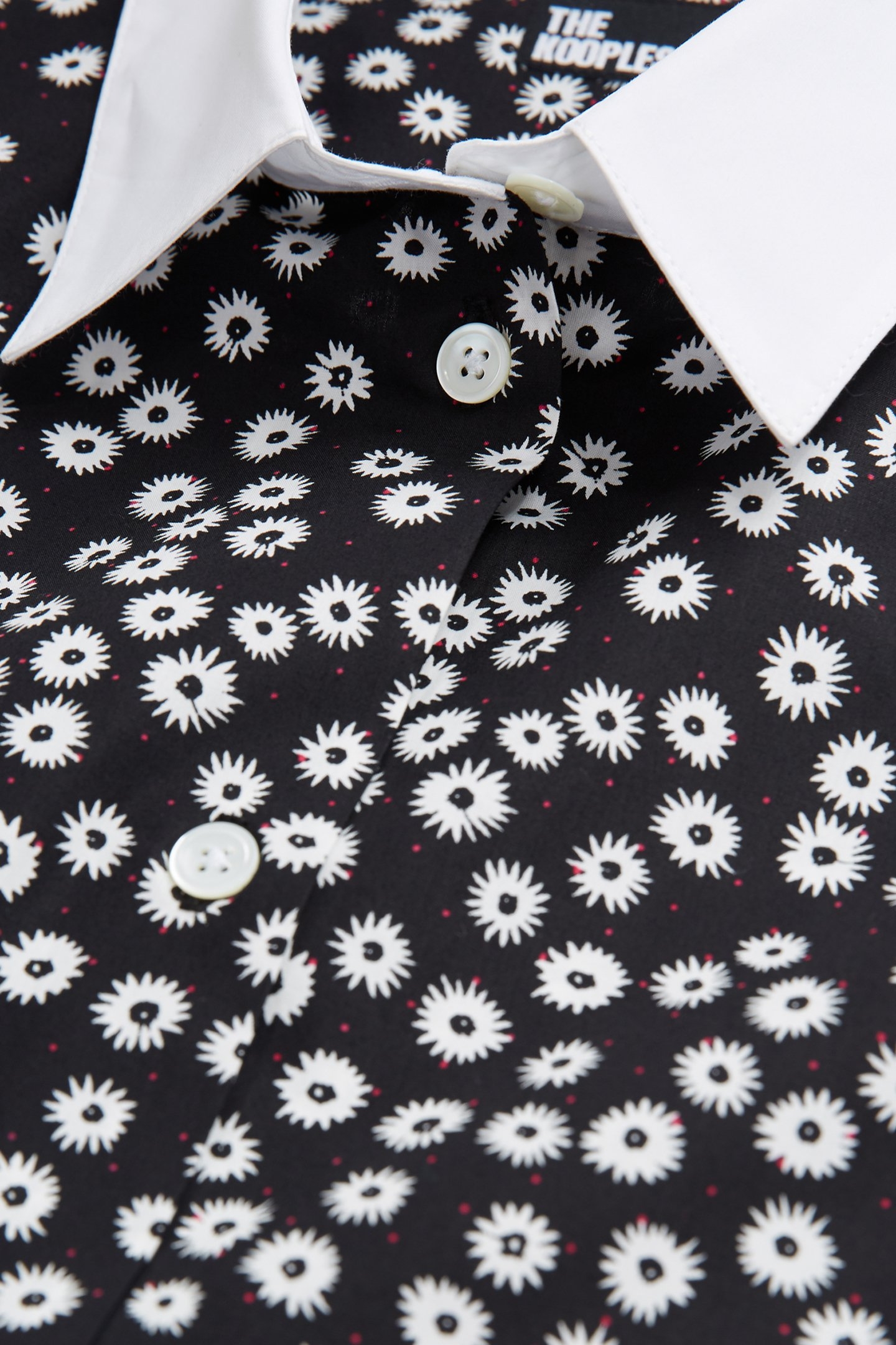 PRINTED SHIRT WITH WHITE COLLAR DETAIL 2
