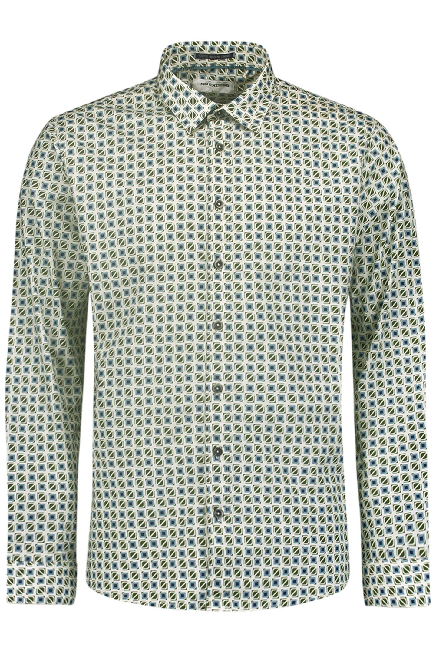 SHIRT STRETCH ALLOVER PRINTED CLOUD 4