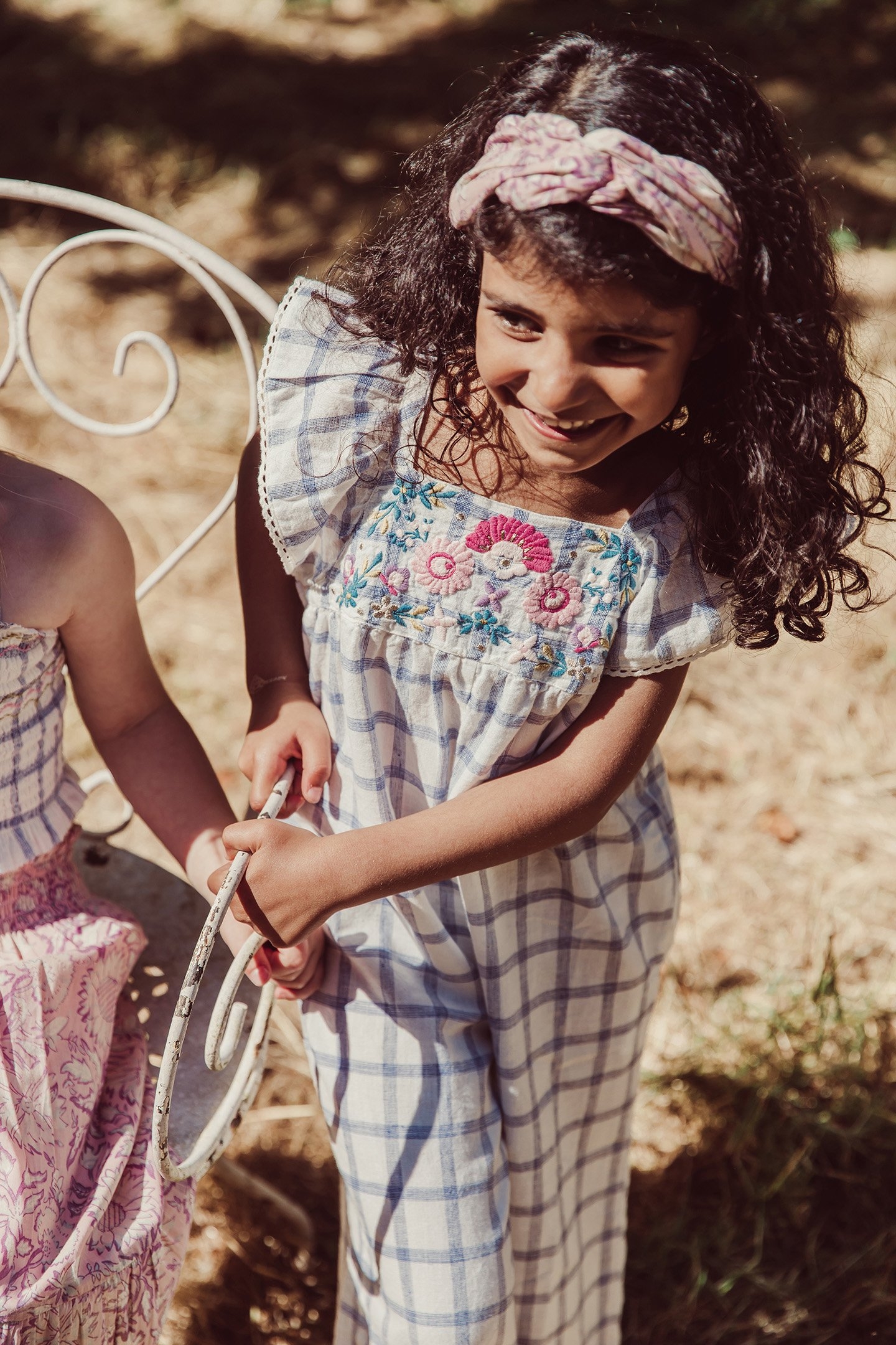 OVERALLS IRINA BLUE RIVER CHECKS 8