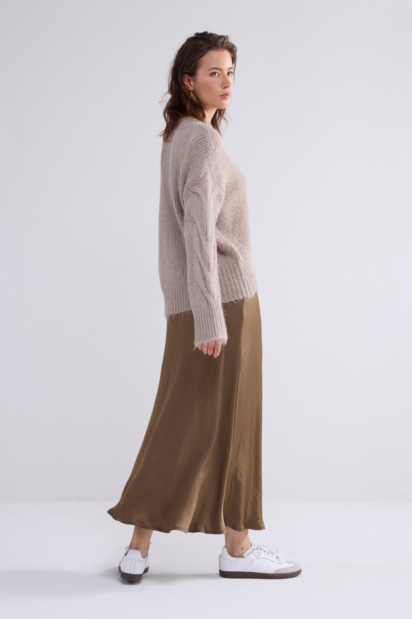 SKIRT HEAVY SILKY TOUCH OLIVE 2