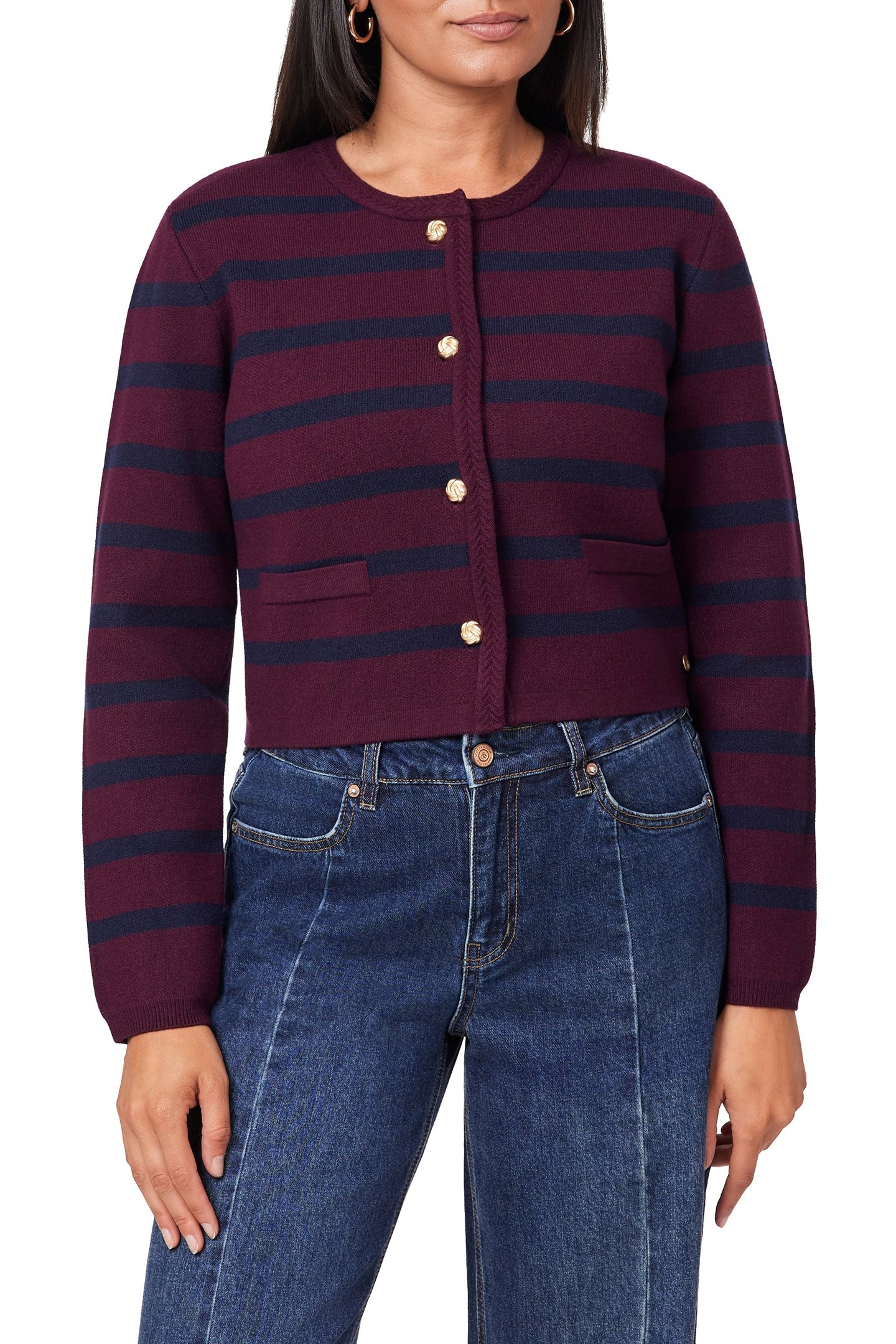 SWEATER WINETASTING/ SKY CAPTAIN STRIPE 1