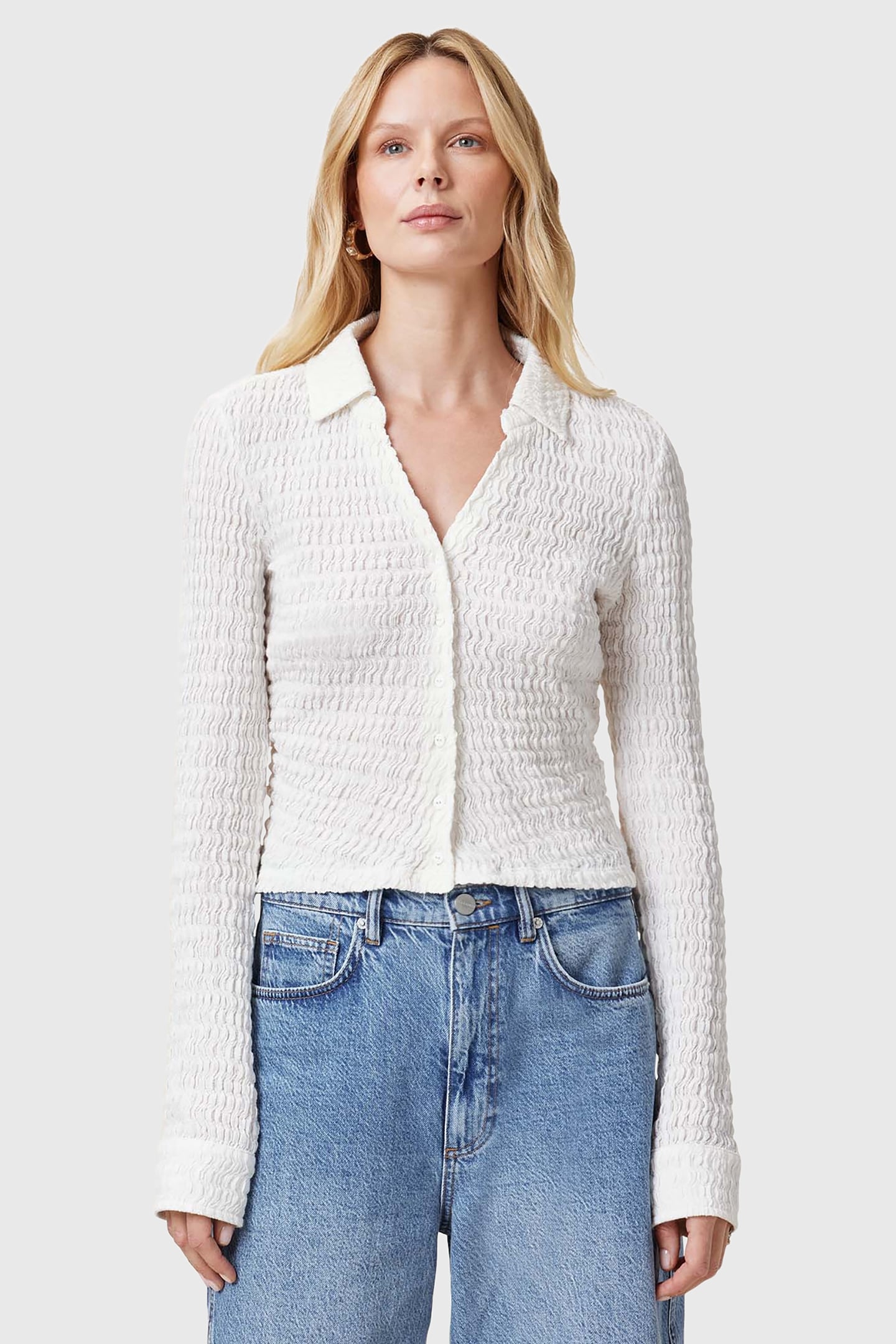 CONNIE SHIRT CHALK WHITE 1