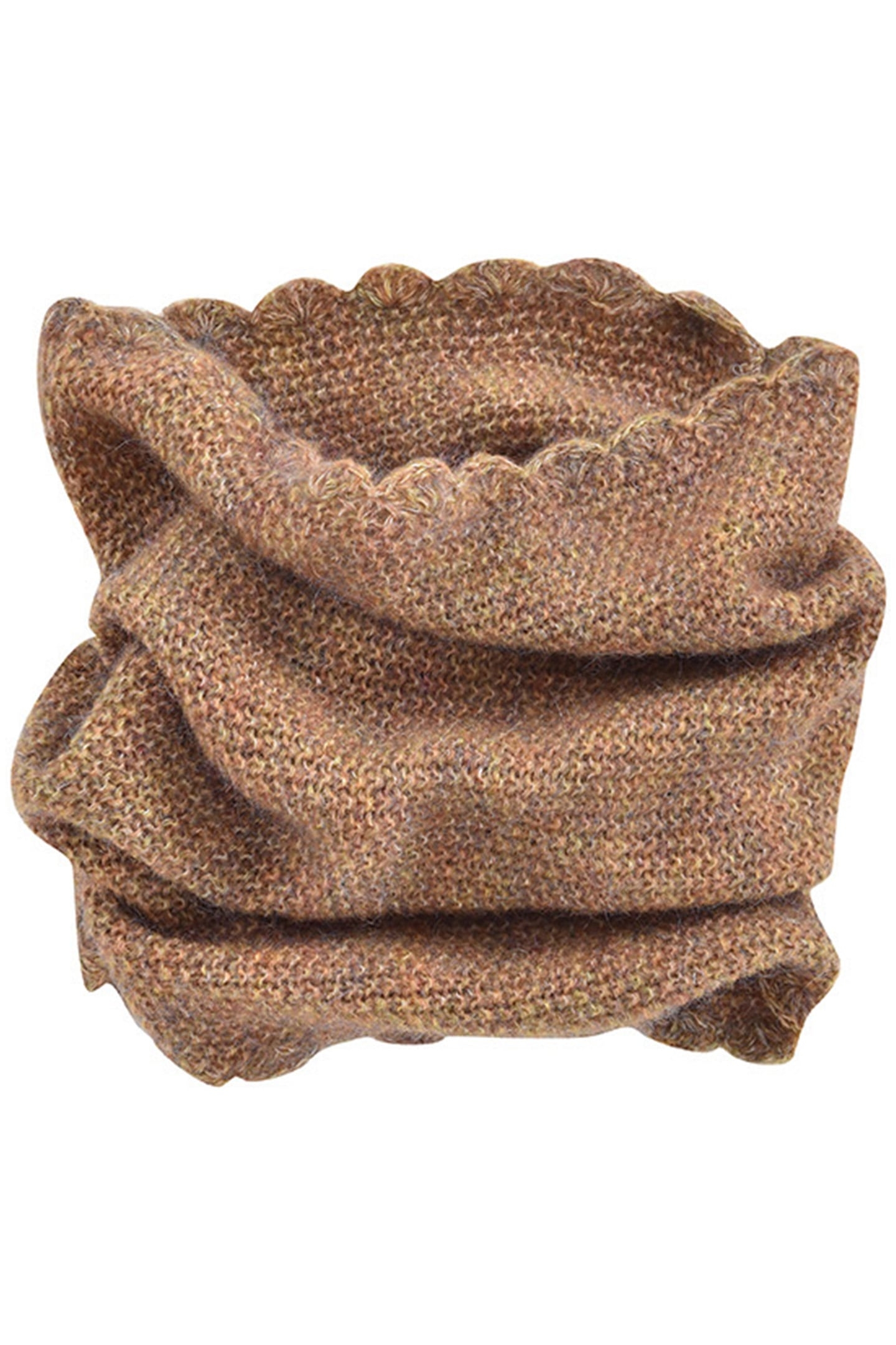 KNITTED SCARF ZANA CINNAMON 1