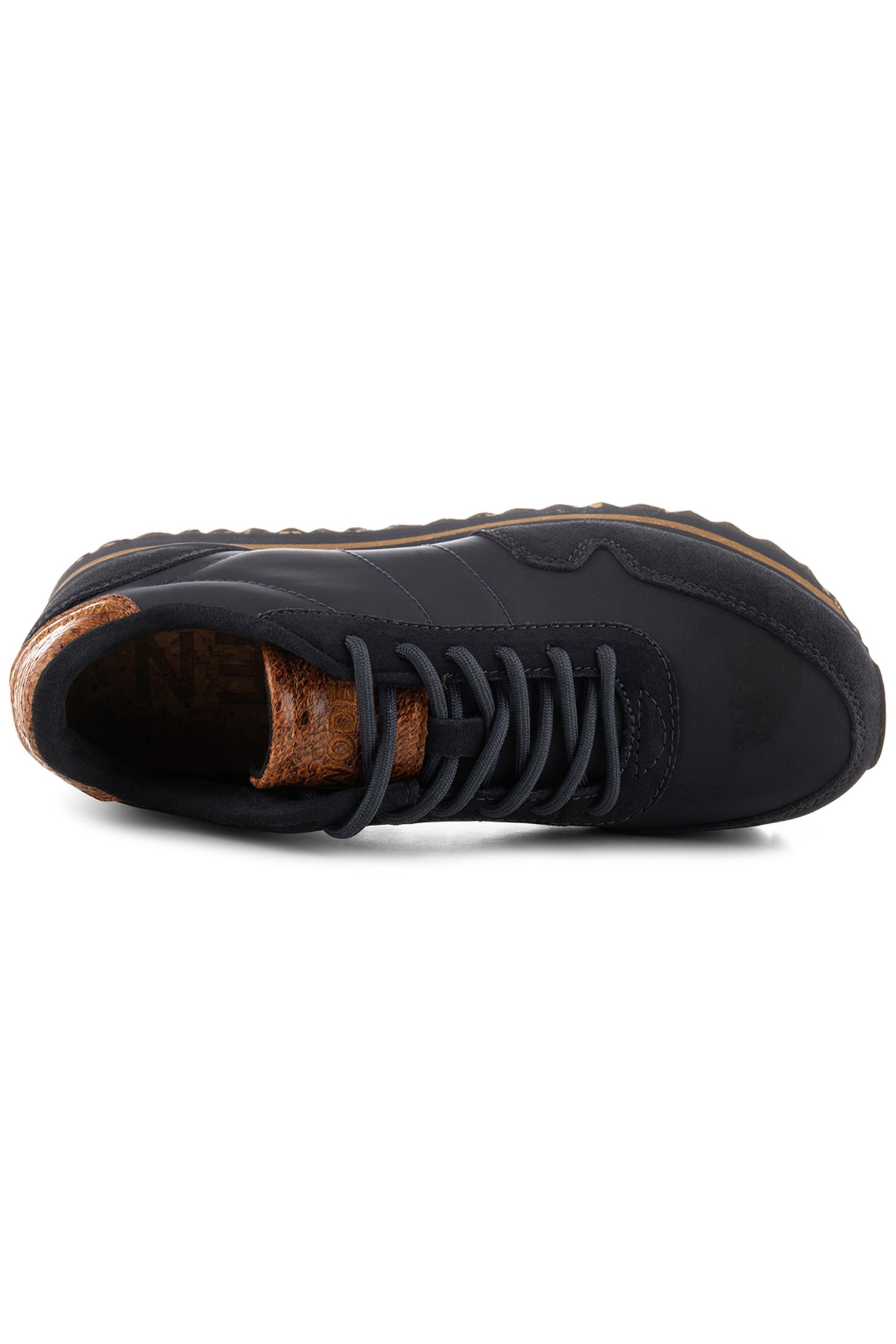 NORA III LEATHER PLATEAU DARK NAVY 6