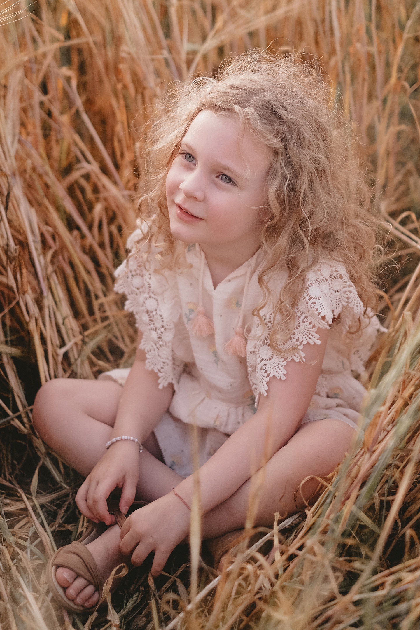 JUMPSUIT AGARO BLUSH DANDELION FLOWERS 5