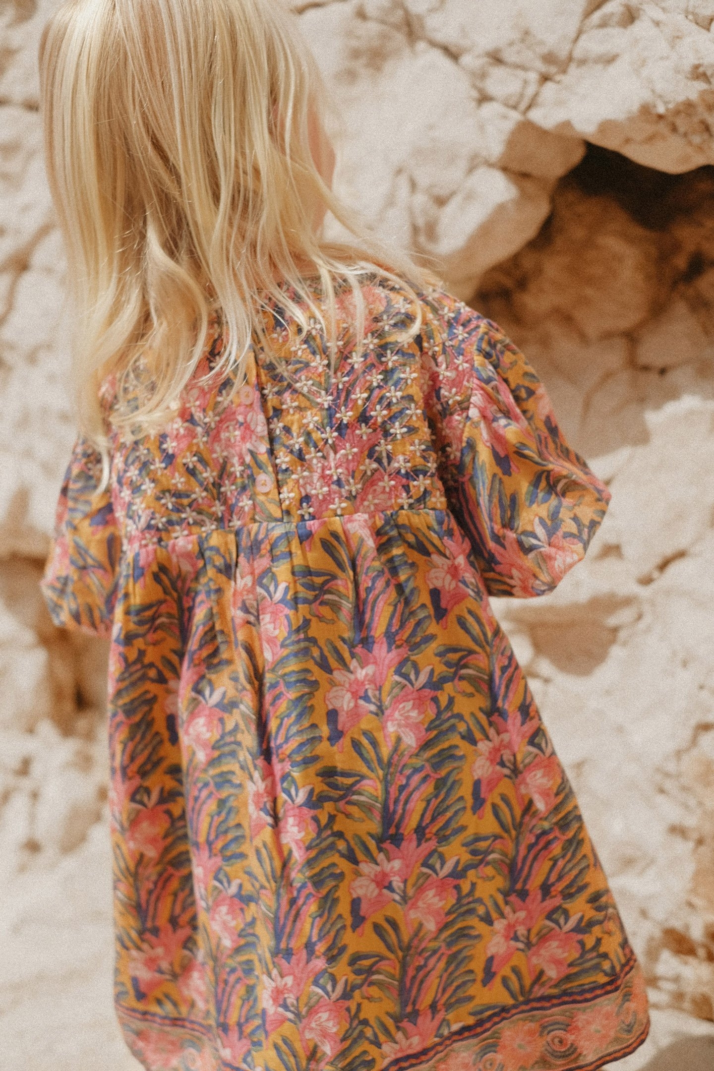 DRESS EUGENIE HONEY FLOWER 3