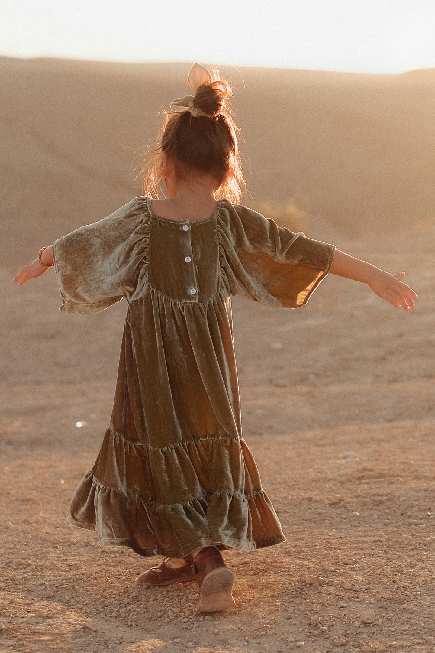 DRESS OLIVINA KHAKI WILD BOUQUET 2