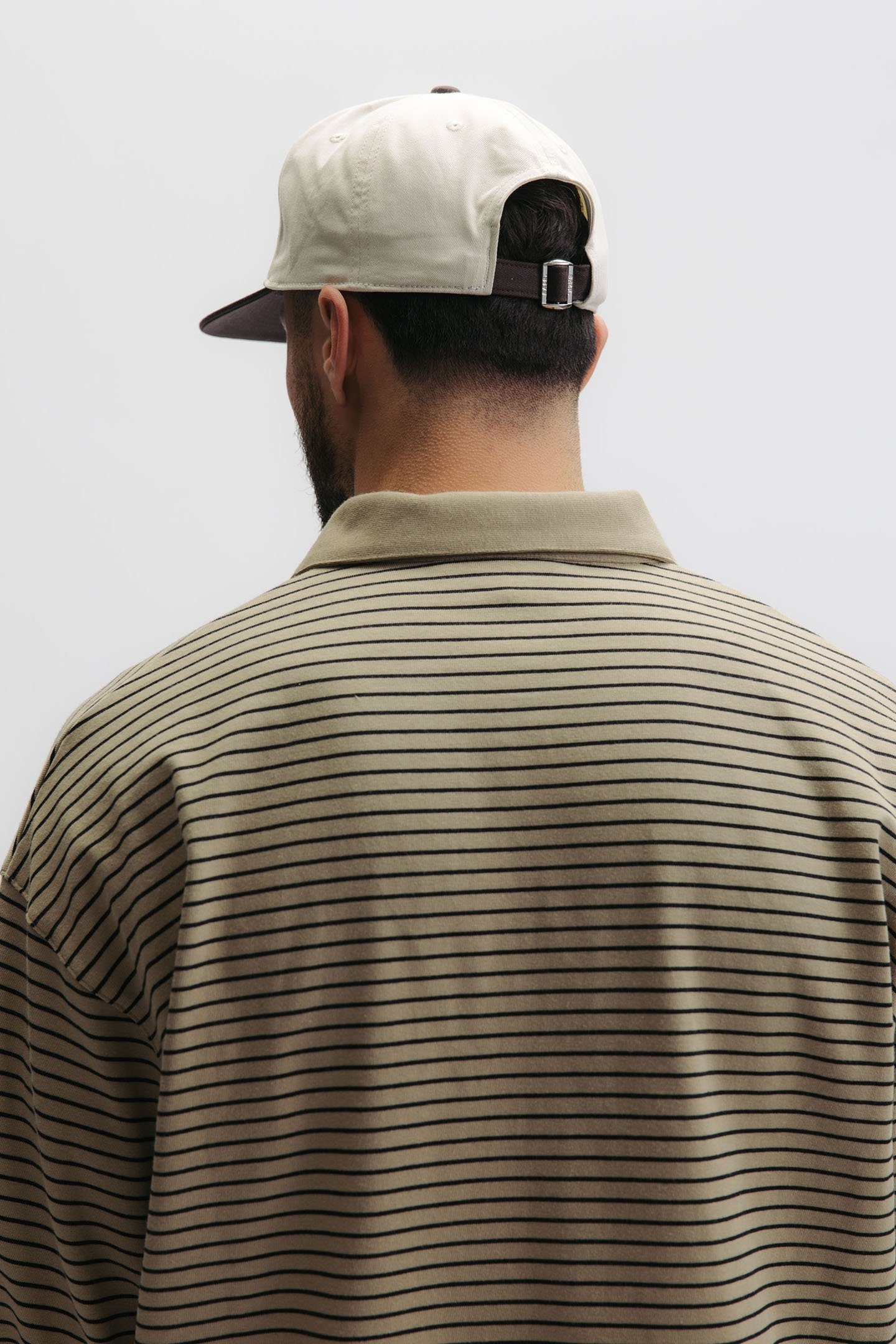 IDENTITY SCRIPT BASEBALL CAP DEEP BROWN 3