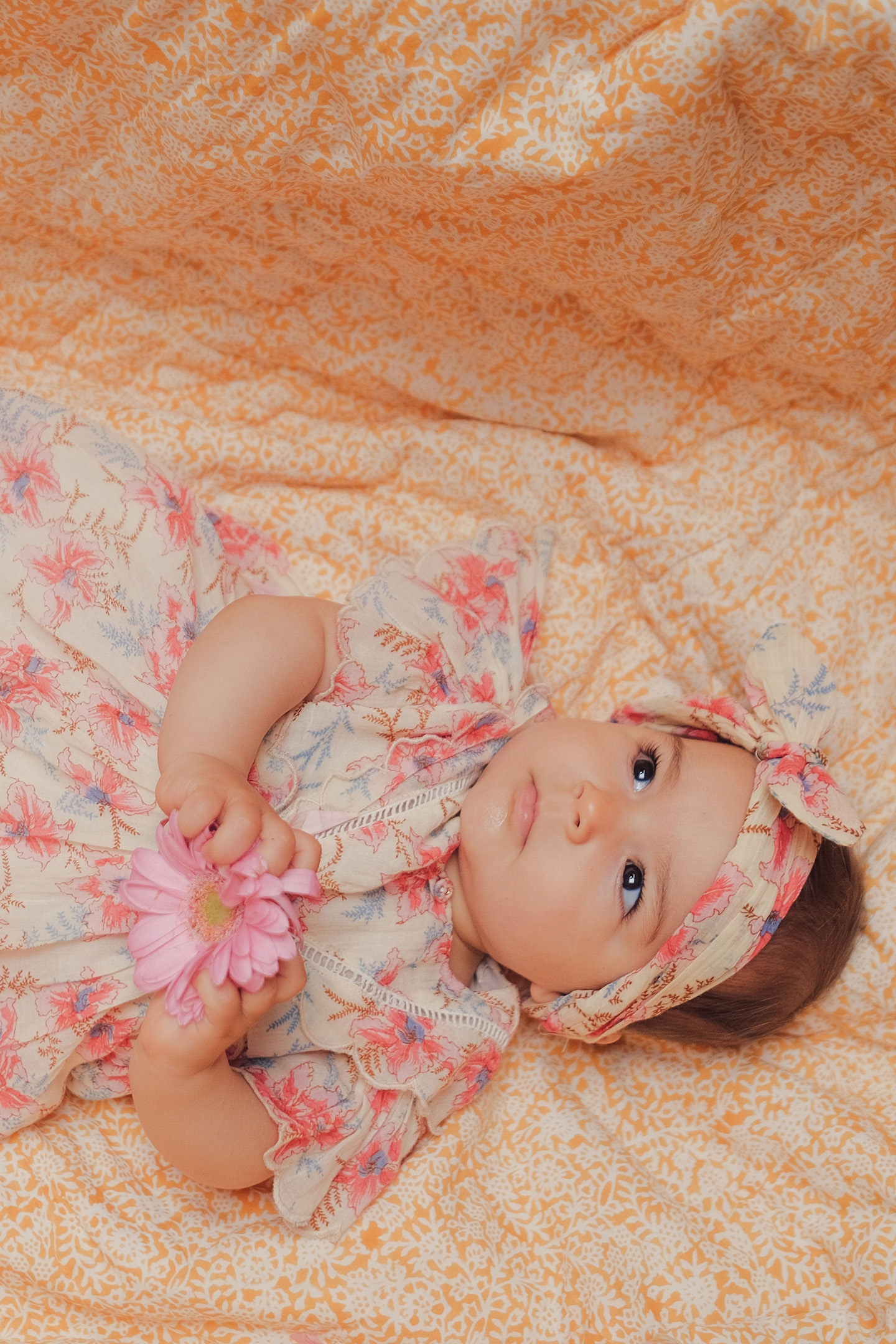 DRESS SILOÉ RASPBERRY FLOWERS 3