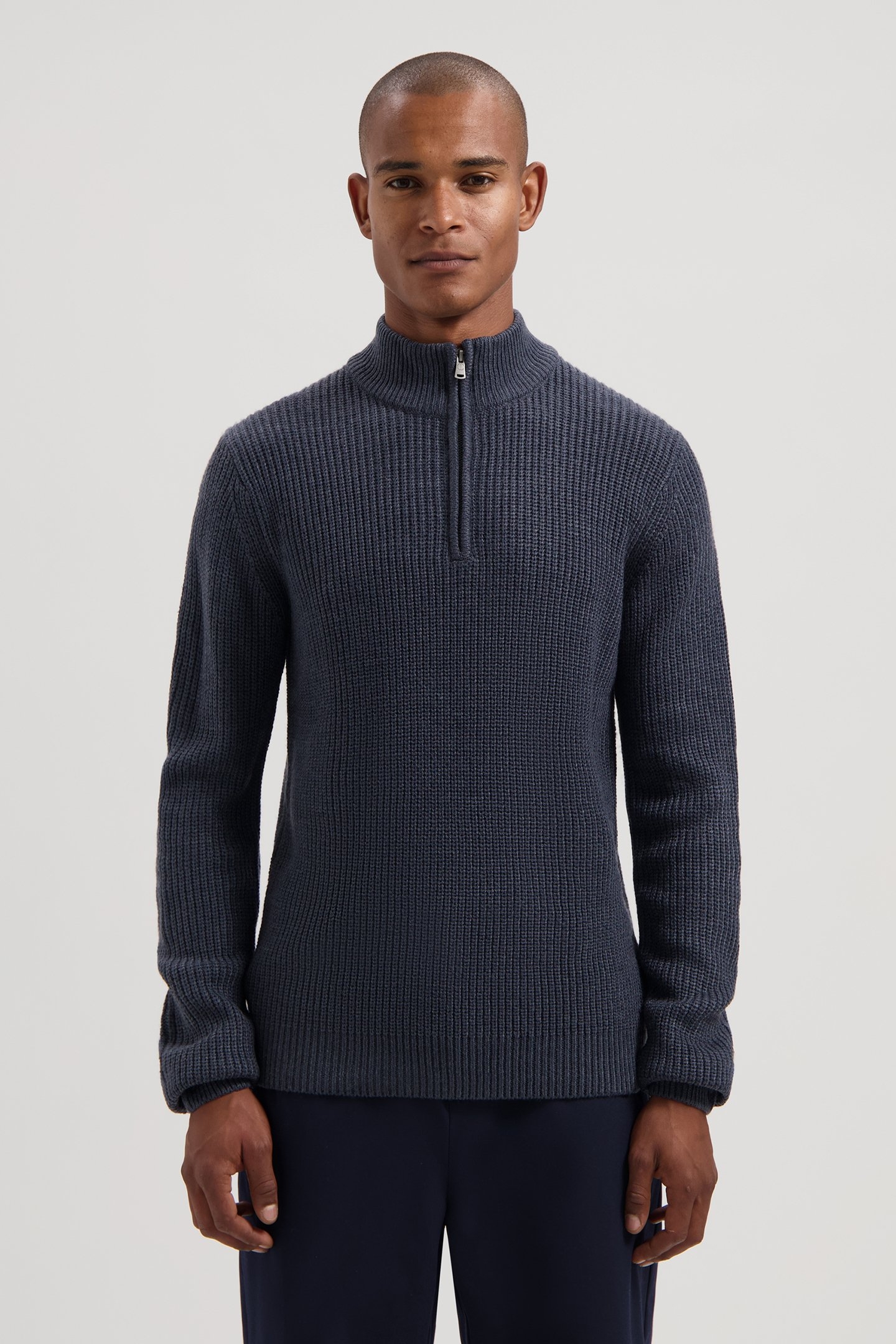 DS_SKIPPER RIBKNIT DK. NAVY 1