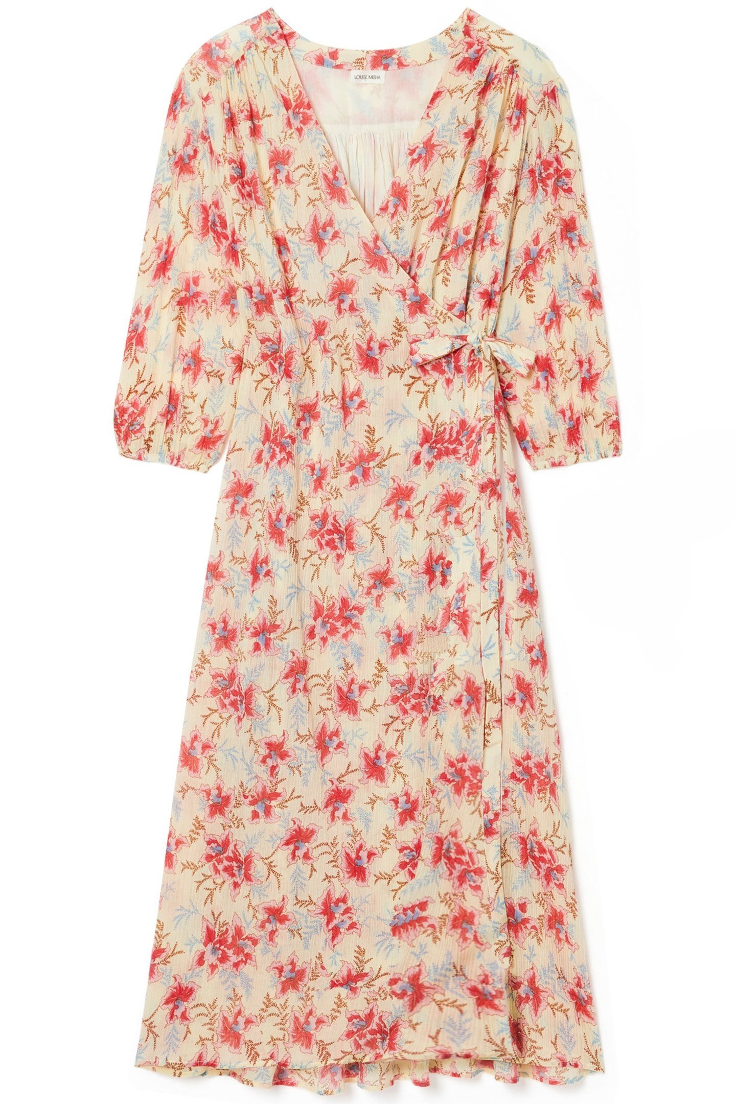 DRESS ALINE RASPBERRY FLOWERS 1