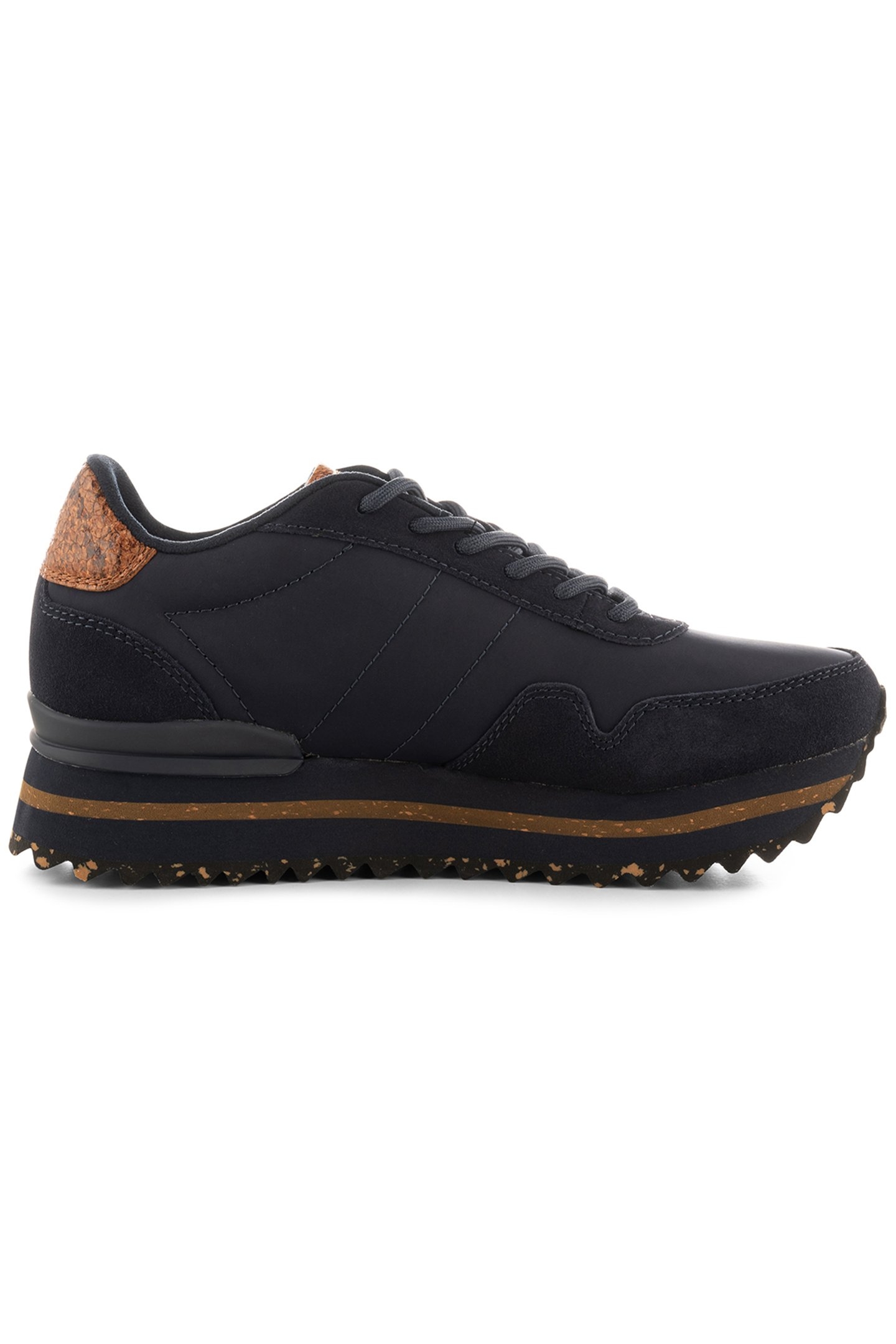 NORA III LEATHER PLATEAU DARK NAVY 1