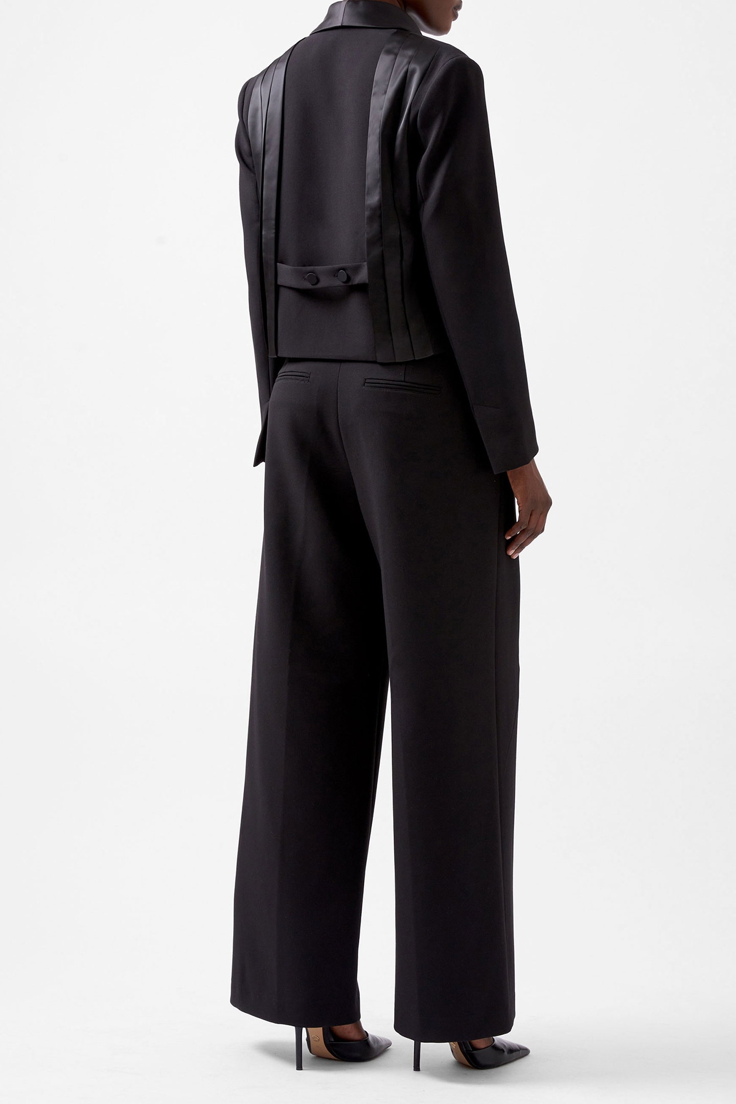 GEMMA CAREY SATIN TUXEDO BLAZE BLACKOUT 3