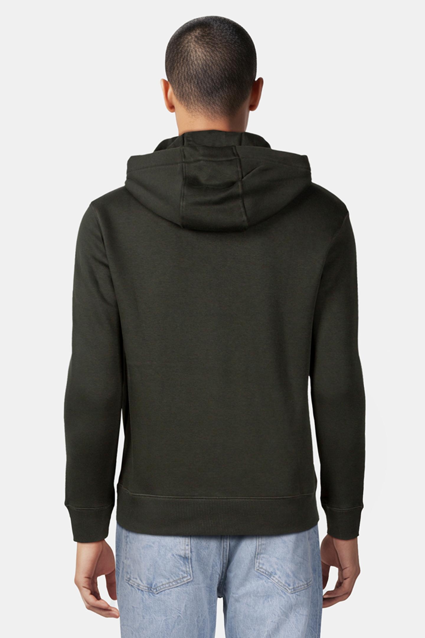 OVERHEAD SWEATSHIRT DK GREEN/BLACK 2