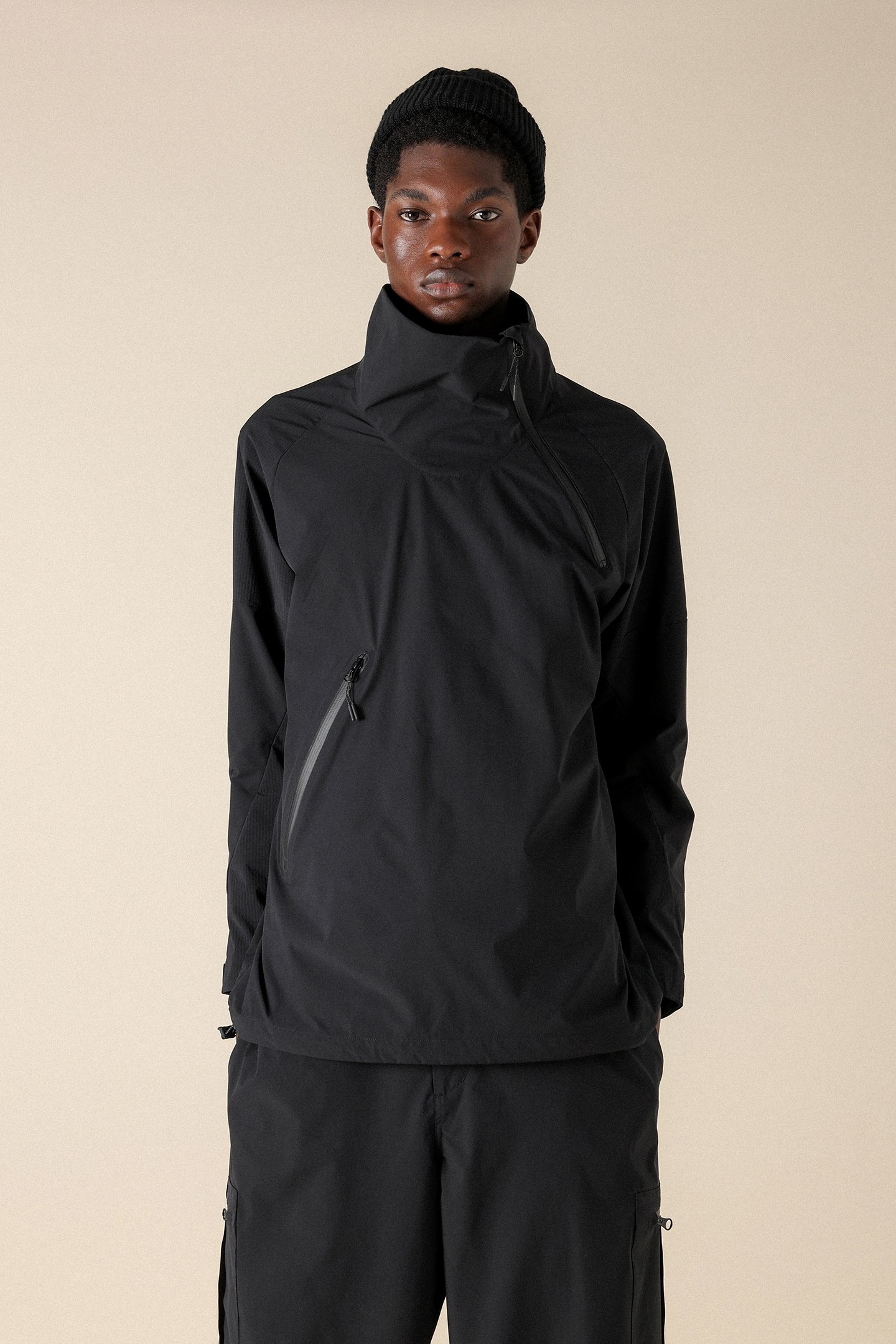 UNISEX SL SHINZO PULLOVER L/S SHIRT BLACK 1