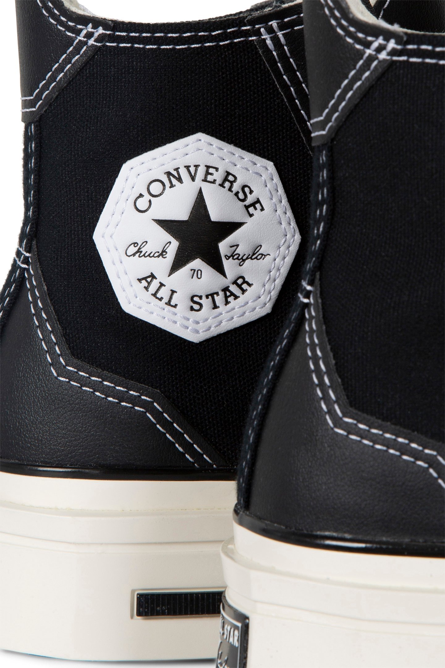 UNISEX CHUCK 70 DE LUXE SQUARED BLACK/BLACK/EGRET 4