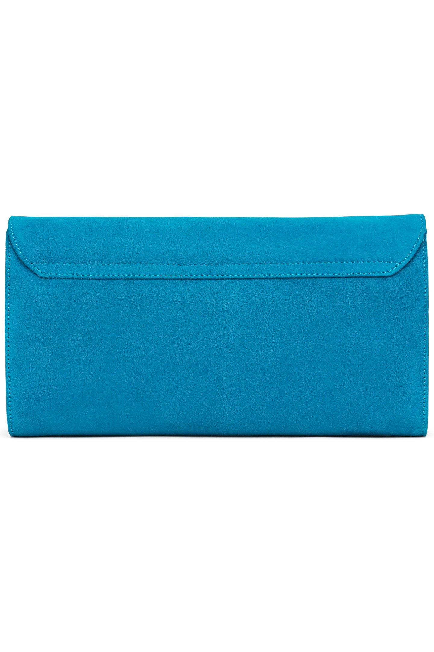 CCELLACLUTCHWITHFLAP TURQUOISE 2