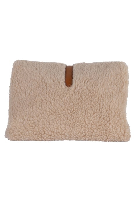 SHOULDER BAG WITH MIXED SUEDE AND LEATHER FABRIC 3