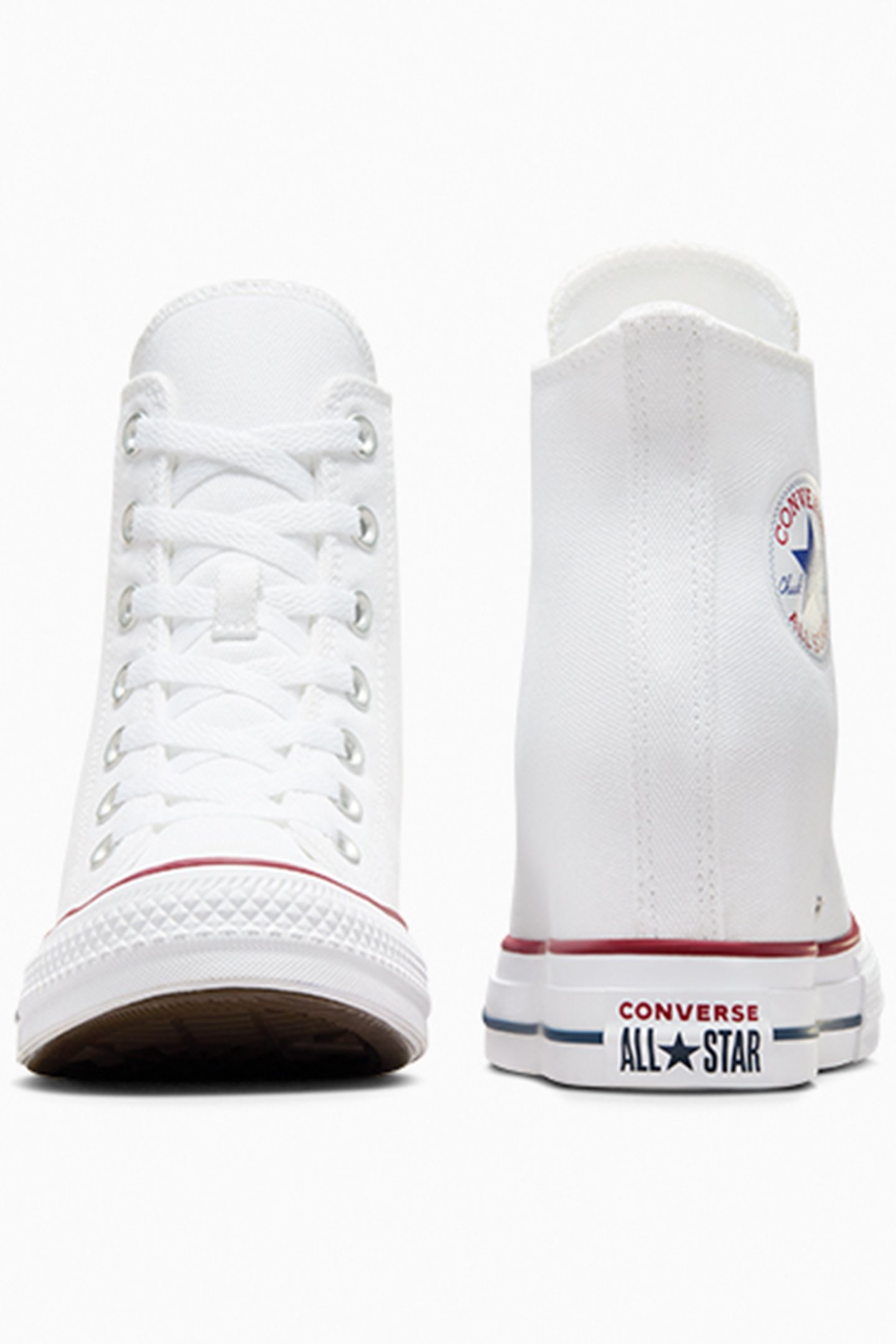 CTAS WEDGE HI WHITE/RED WHITE/RED 5