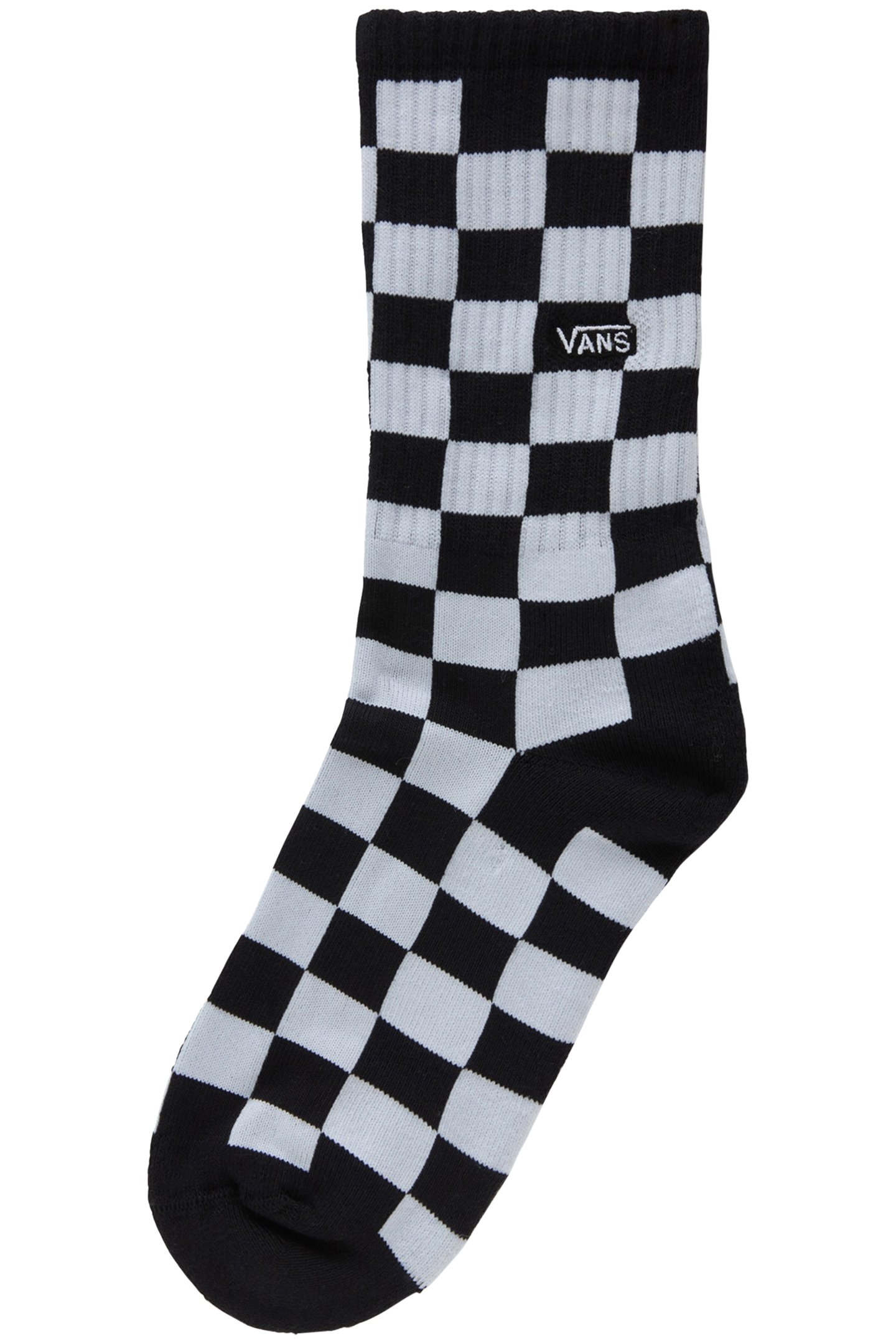 UNISEX VANS CLASSIC CHECK CREW SOCK BLACK/WHITE 1