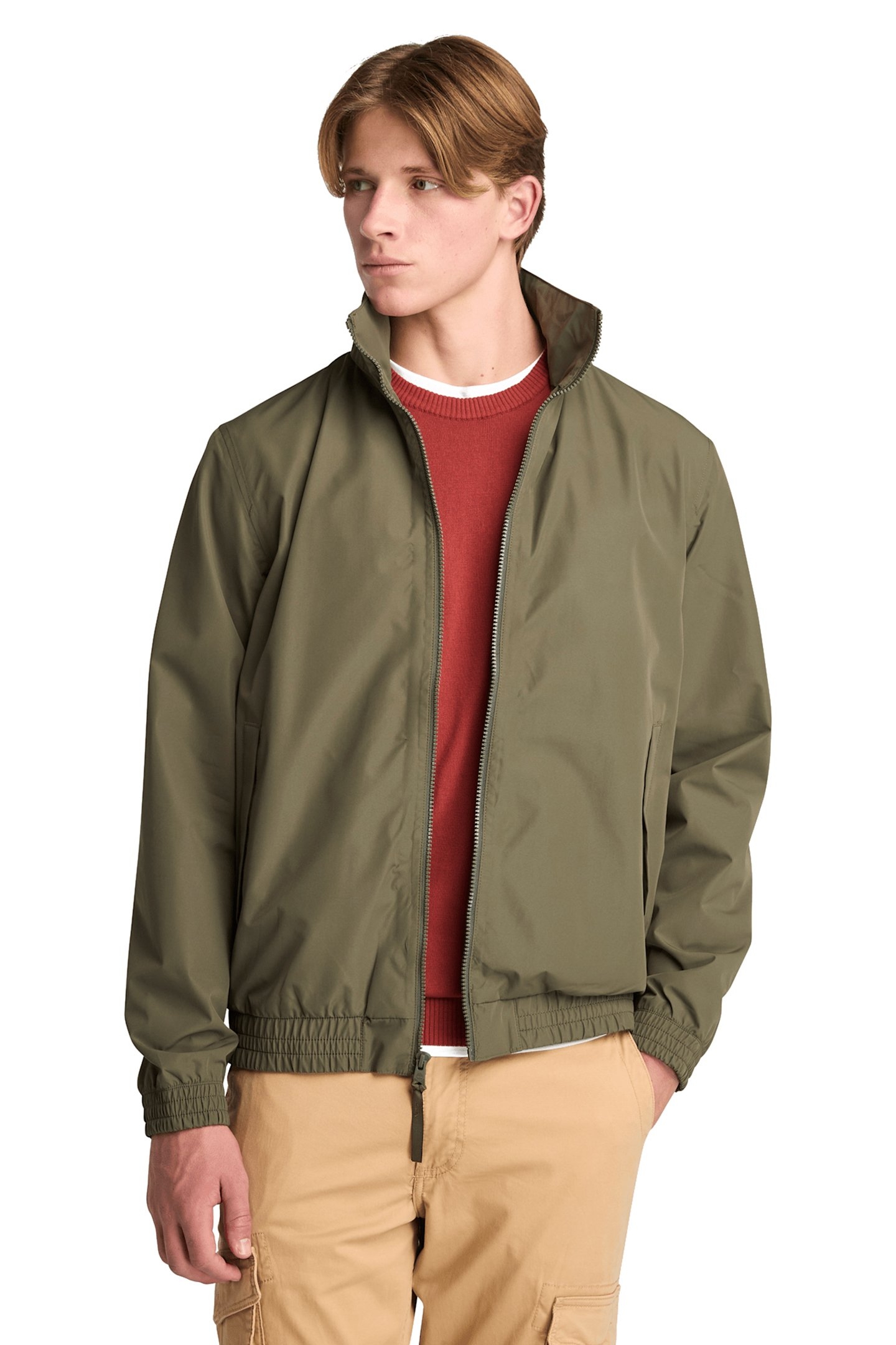 WATERPROOF BOMBER JACKET LEAF GREEN 1