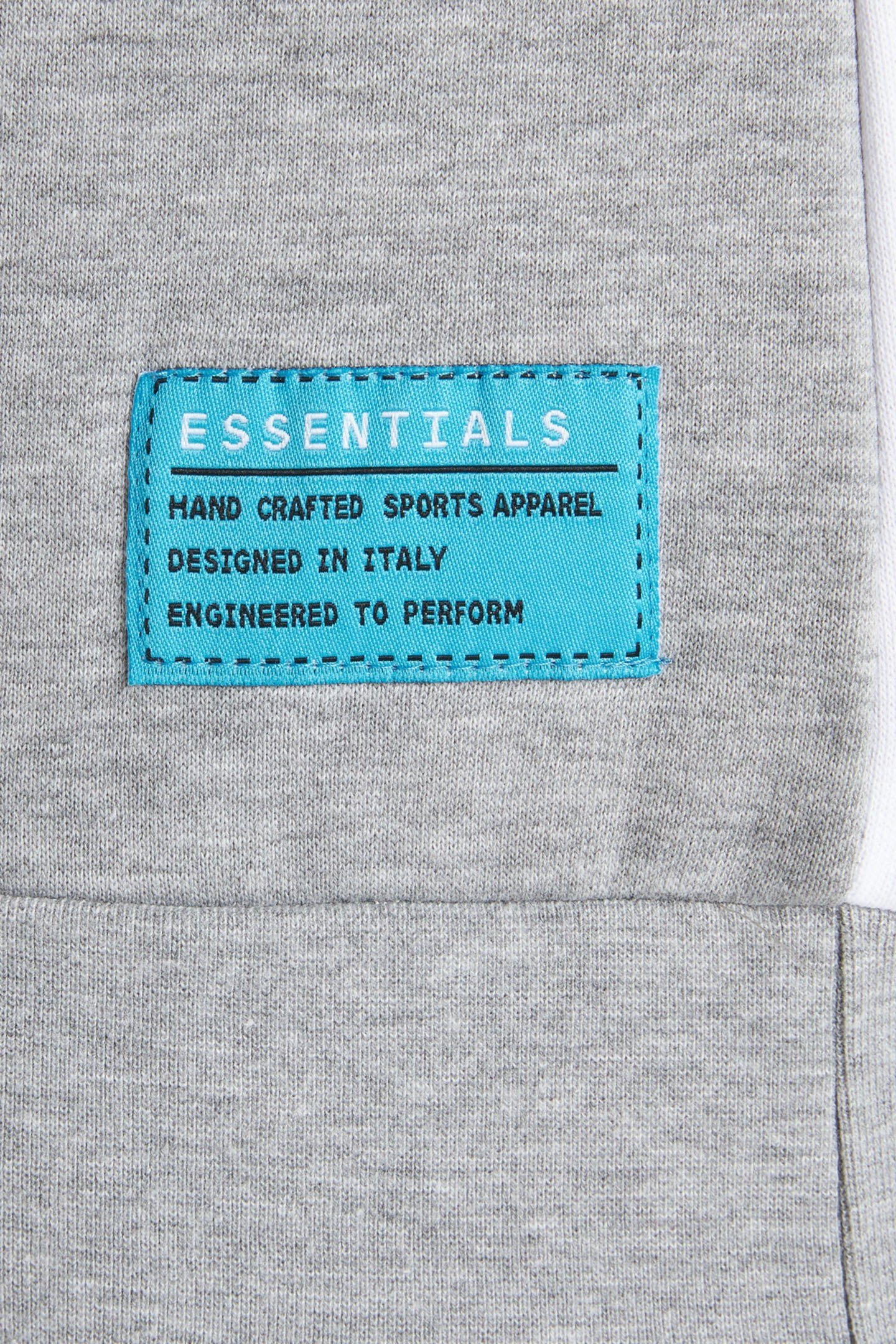 TE F/Z JACKET MEDIUM GREY MELANGE WHITE 8