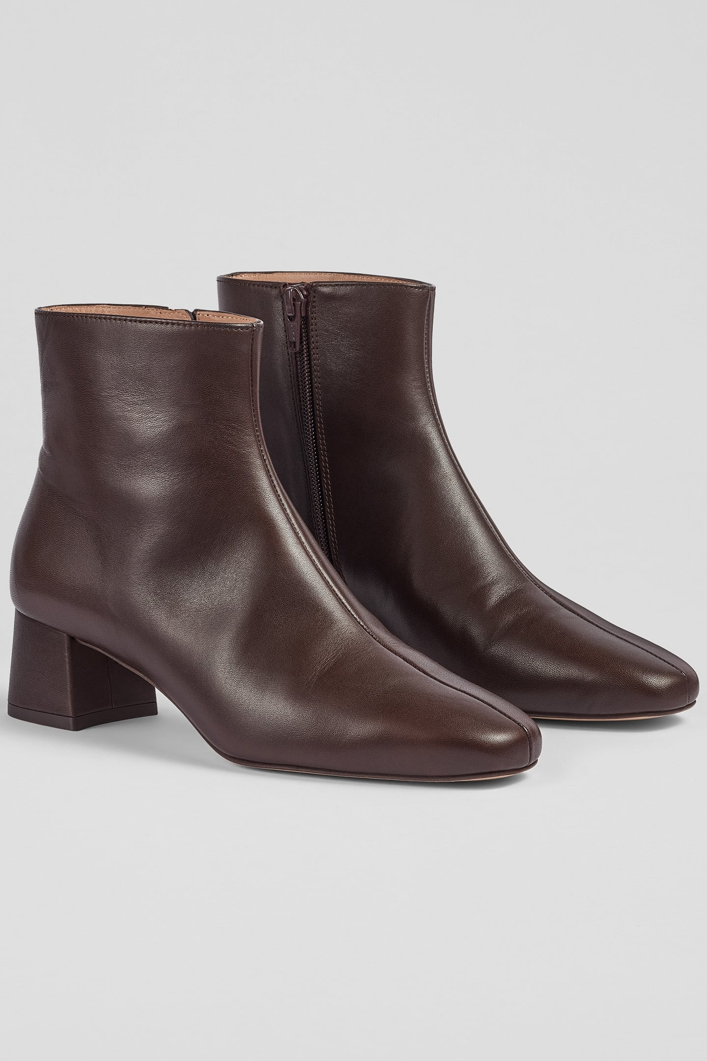 AB CLARICE FRONT SEAM LOW CHOCOLATE 2