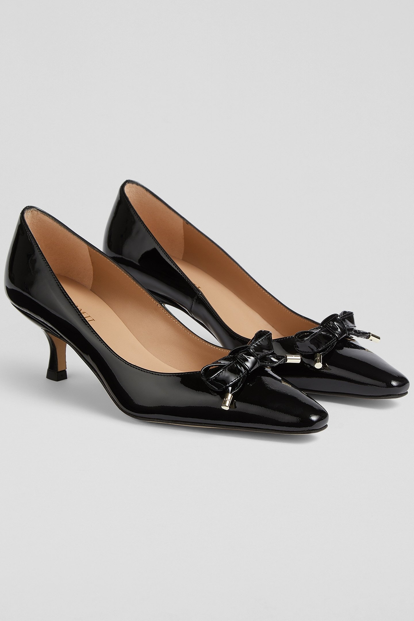 CC ALMA EYELET BOW COURT BLACK 2