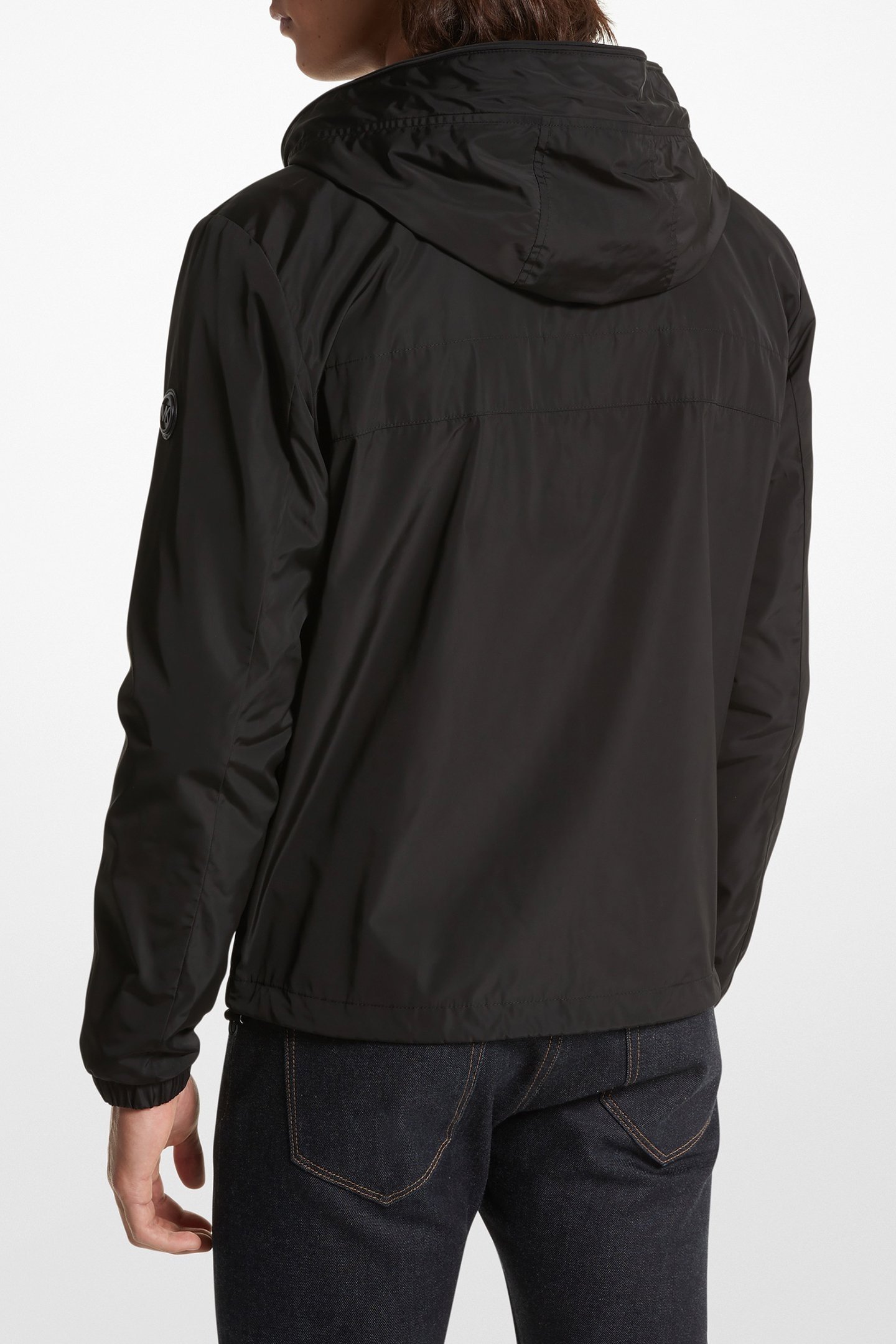 LOGO TAPE WINDBREAKER BLACK 2
