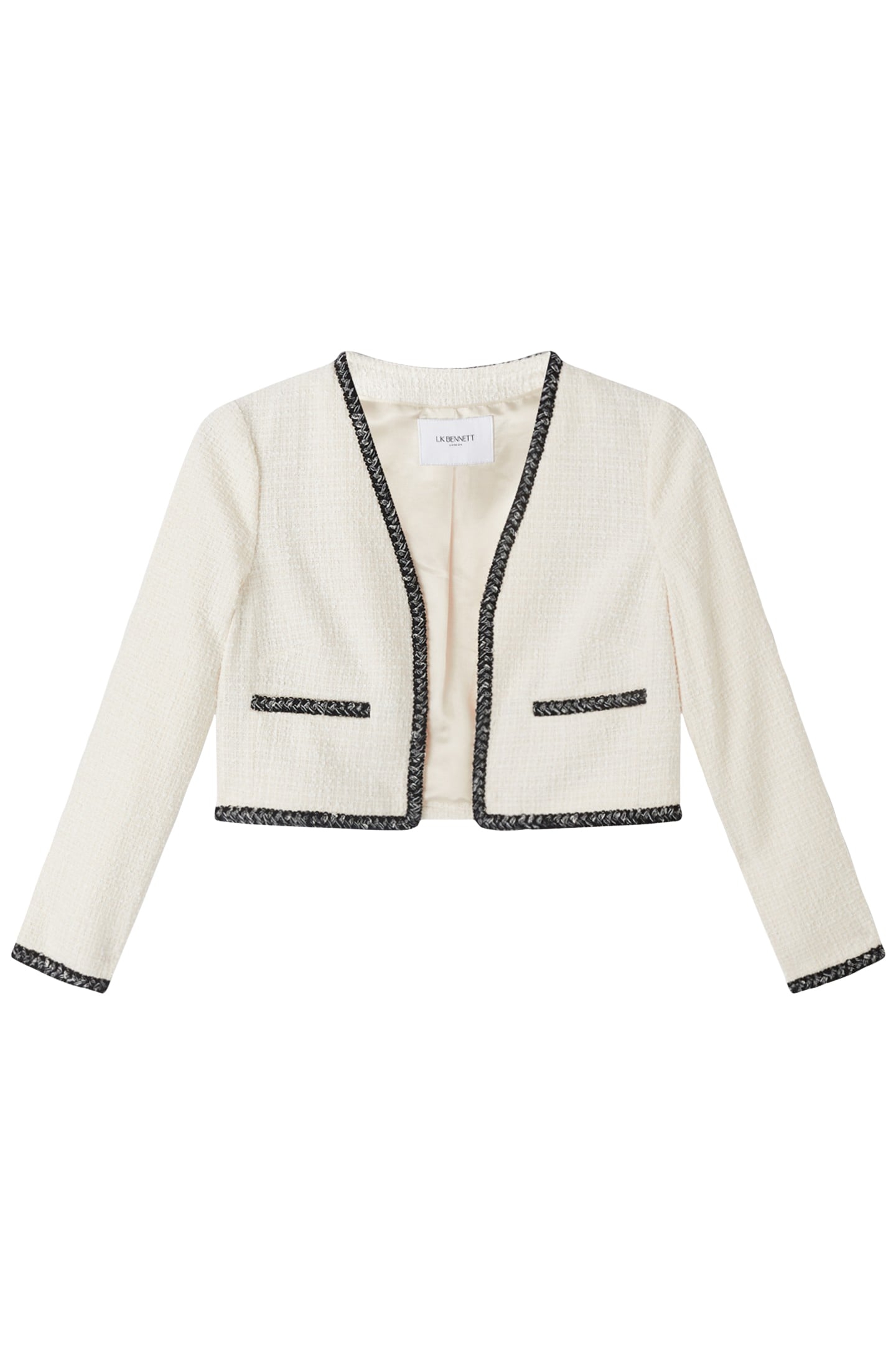 JK TARA - V-NECK EDGE TO CREAM/NAVY 3