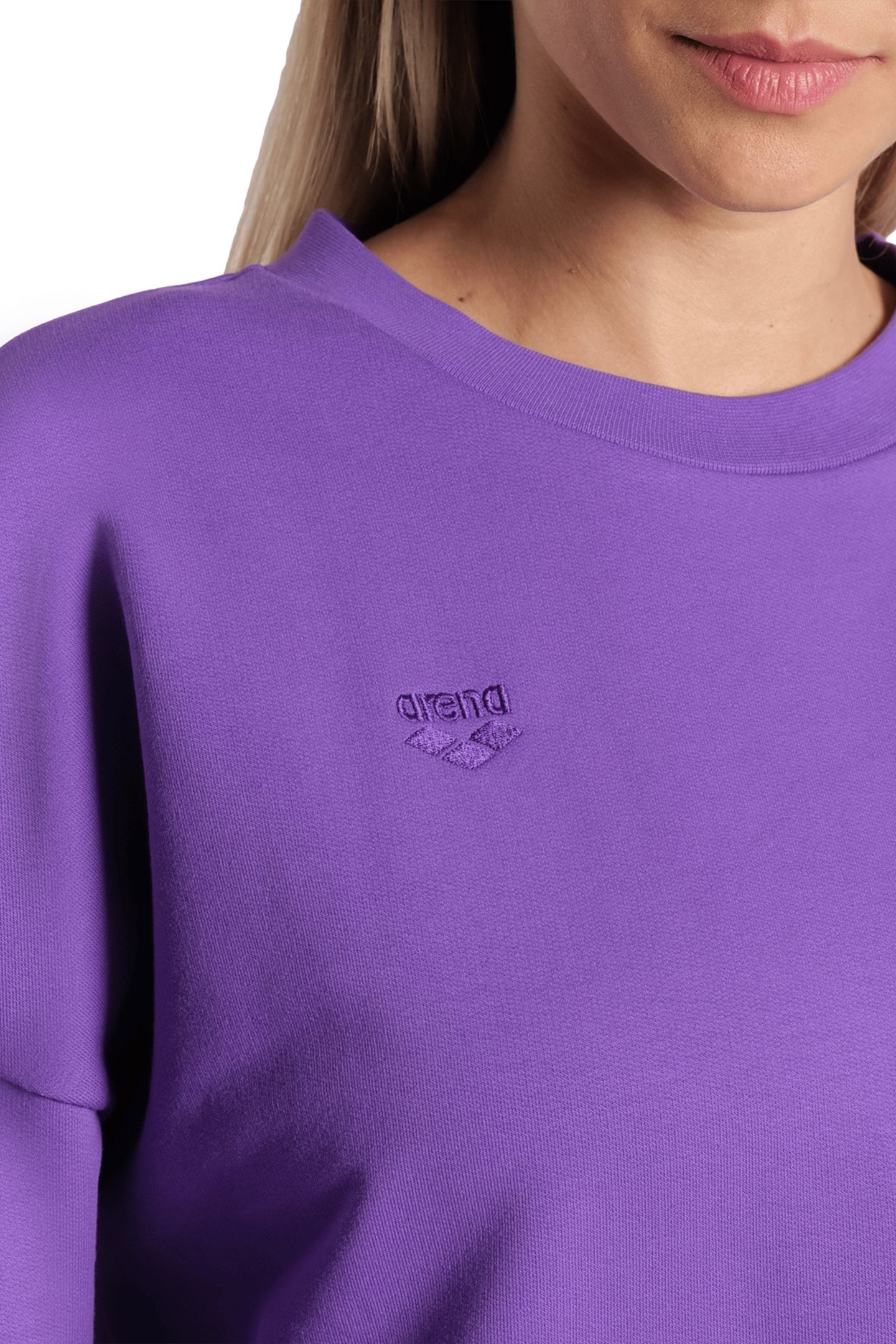 WOMEN'S OVERSIZED CREW NECK VIOLET 7