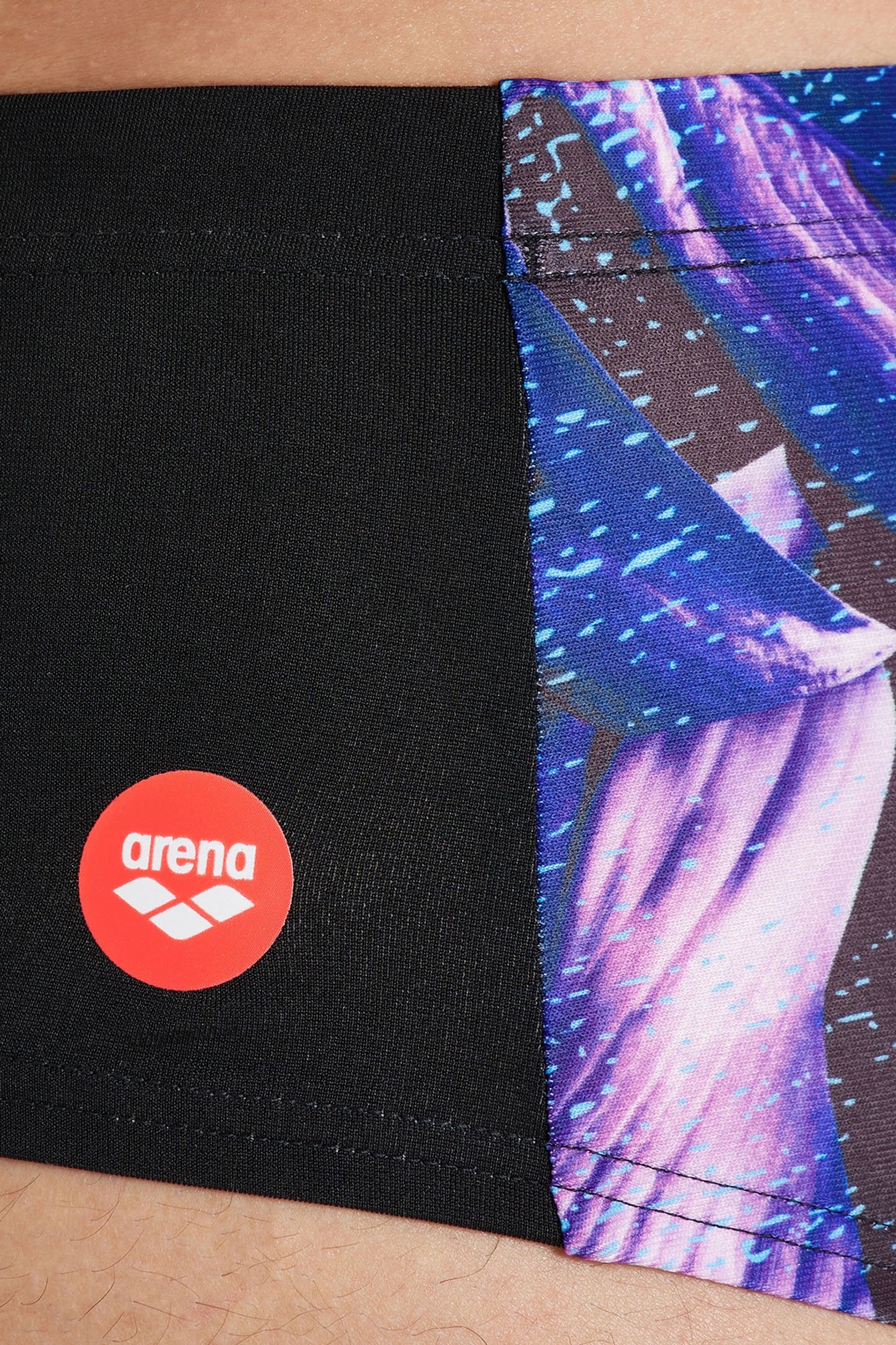 MEN'S CRAZY ARENA SWIM LOW WAIST SHORT P BLACK MULTI 6