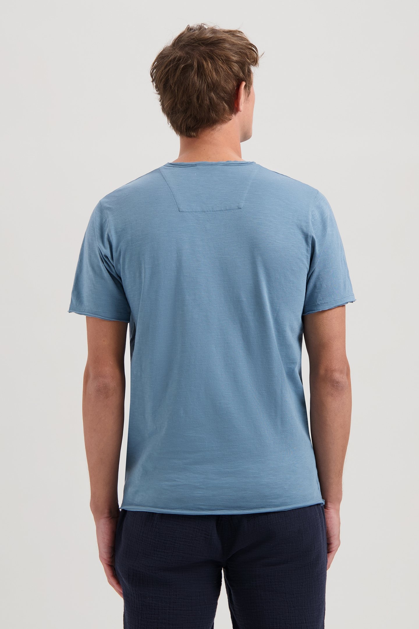 DS_BASIC ROUND NECK TEE SLUB JERSEY PROVINCIAL BLUE 2