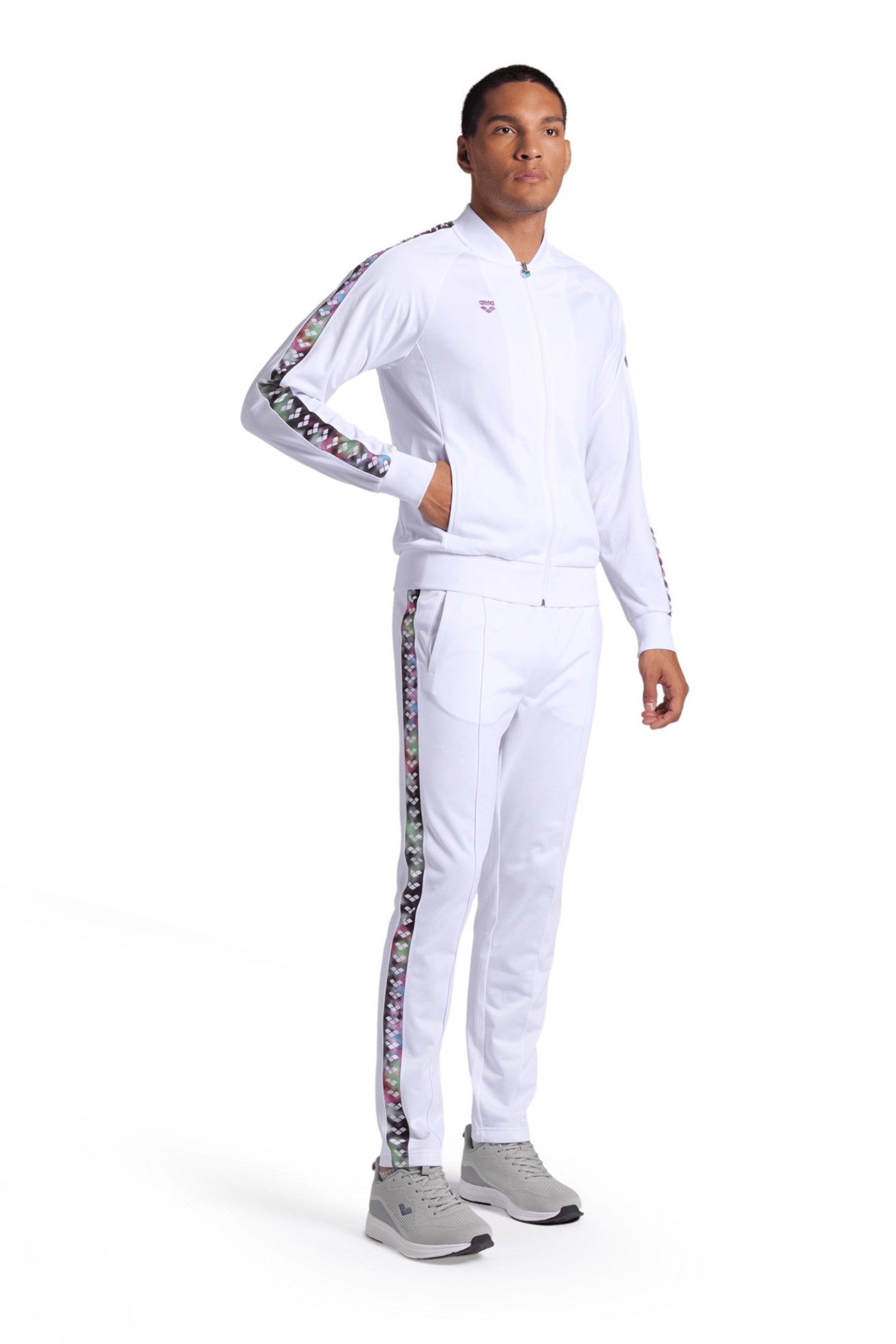 M RELAX IV TEAM JACKET WHITE MULTI WHITE 3