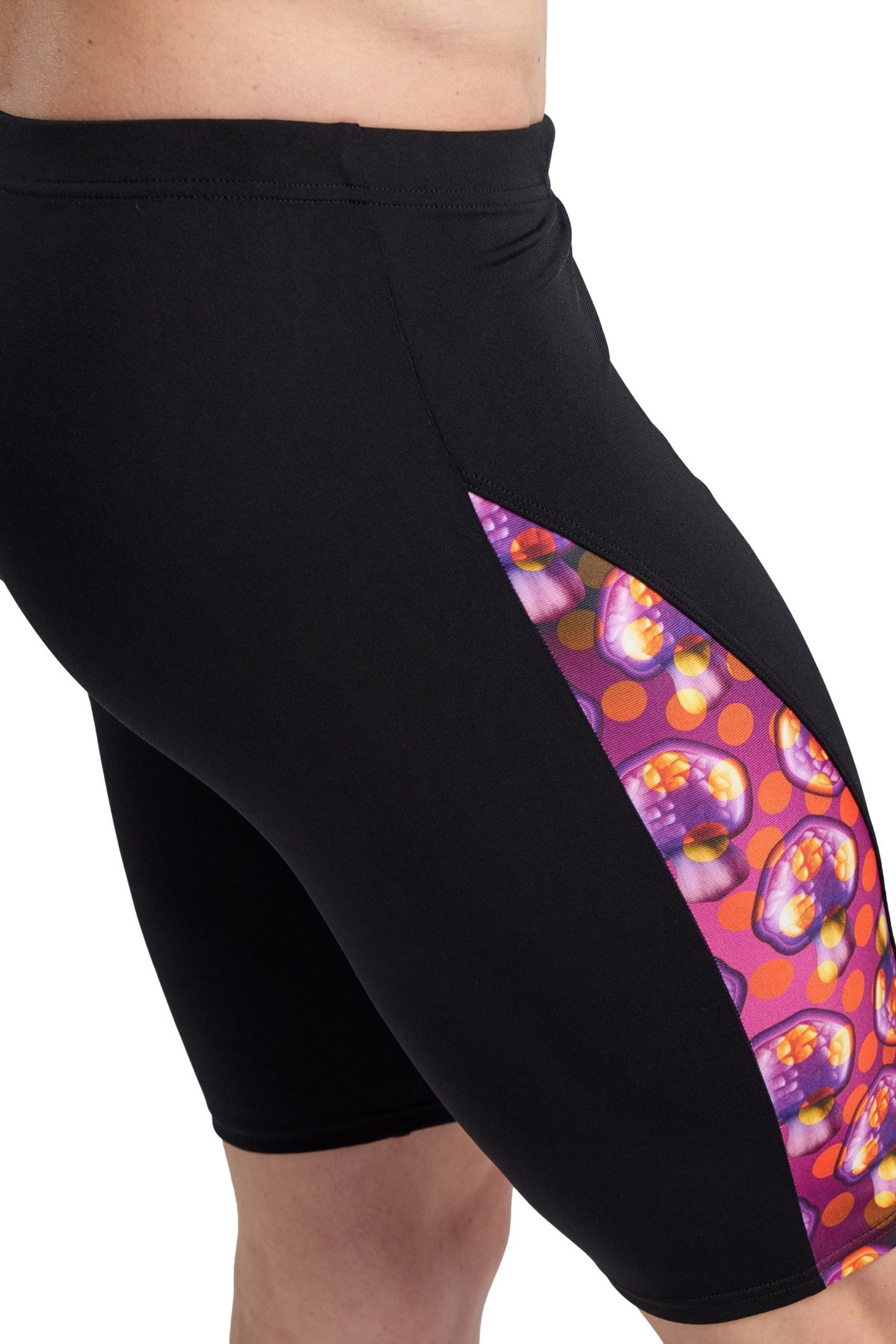 MEN'S CRAZY ARENA SWIM JAMMER ALLOVER PA BLACK MULTI 4