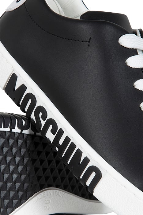 SNEAKERD.LOGO25 VIT.NERO+BIANCO 4